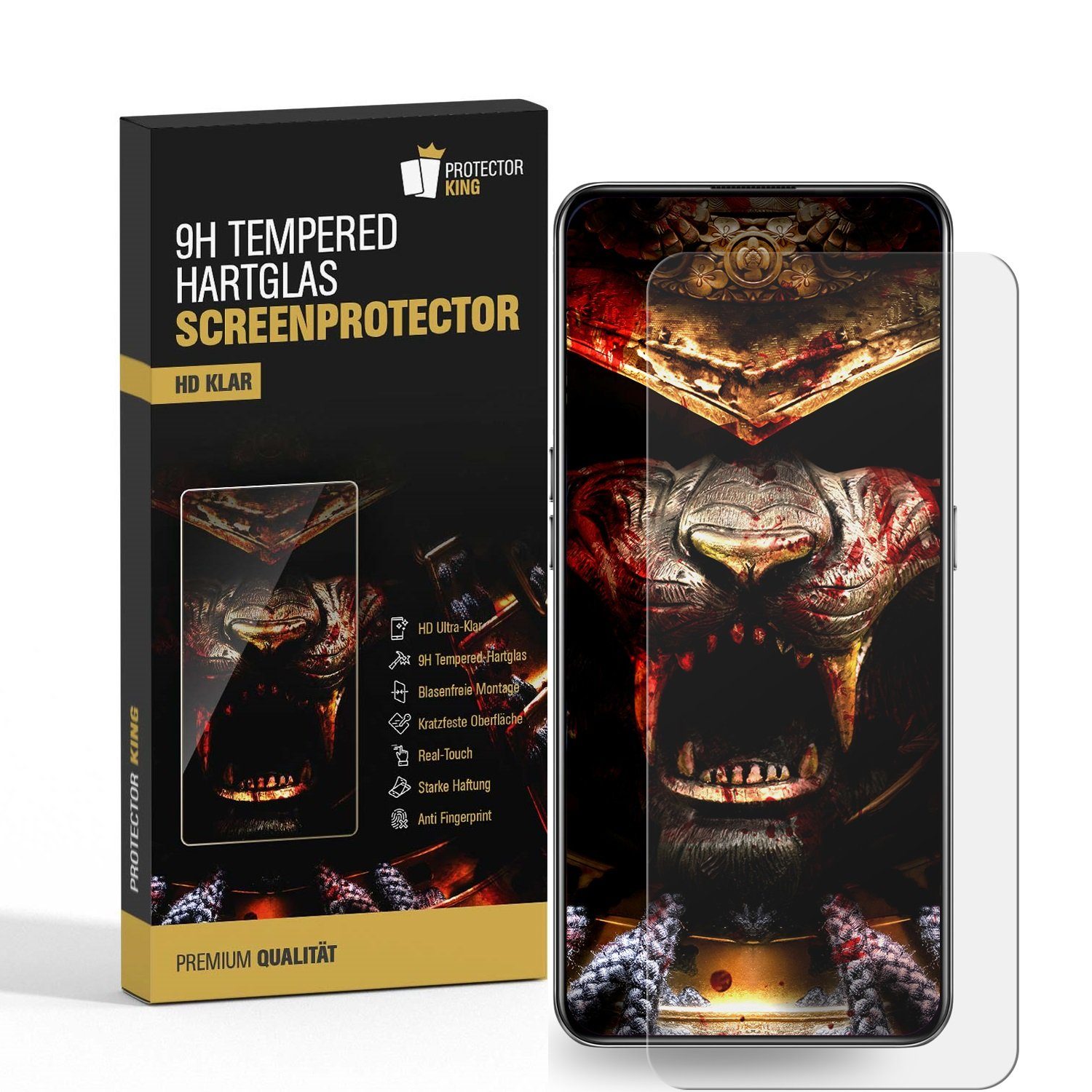 Schutzfolie 1x 9H Hartglas für Xiaomi Redmi 10 Displayschutz Panzerfolie Schutzfol