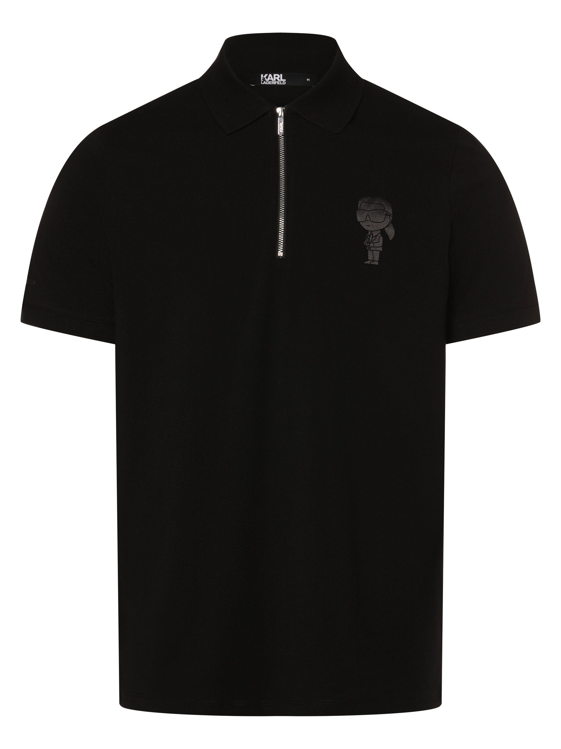 schwarz KARL LAGERFELD Poloshirt