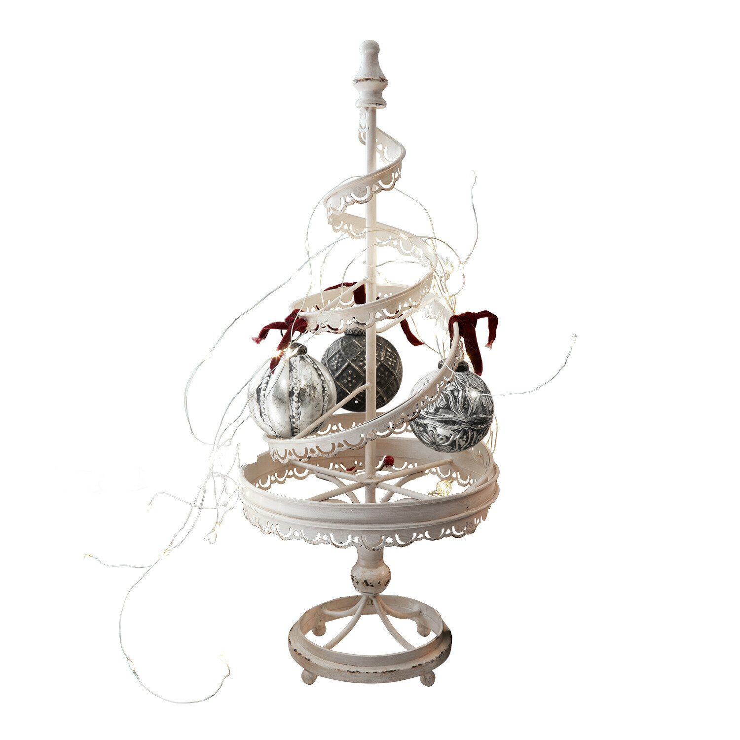 Mirabeau Weihnachtsfigur Deko-Baum Gerzat creme (kein Set, kein Set) günstig online kaufen