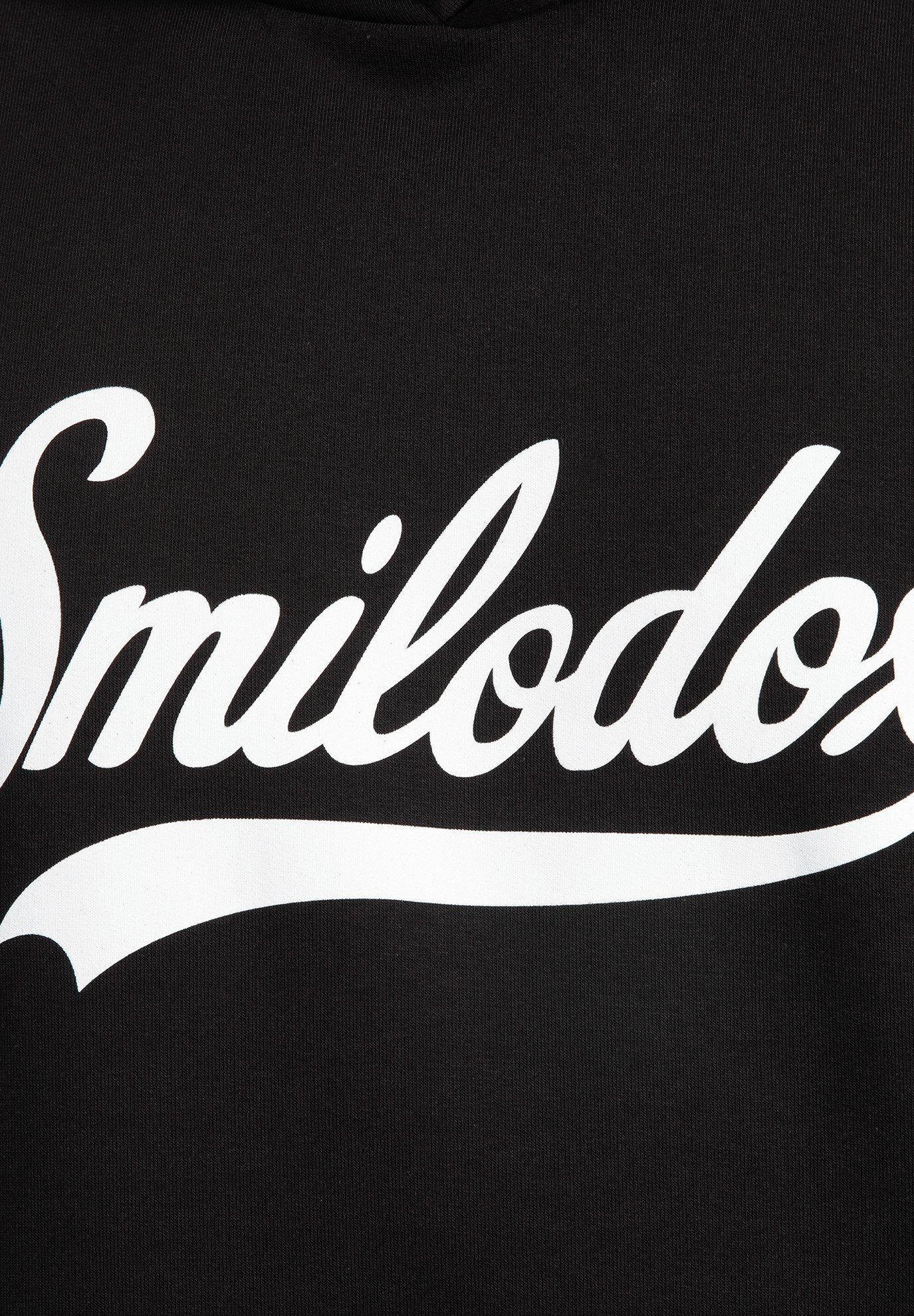 Smilodox Hoodie Lorik, Oversize Kapuzenpullover mit großem Frontprint auf der Brust weicher und flauschiger Stoff Kängurutasche Pulli Alltag Streetstyle