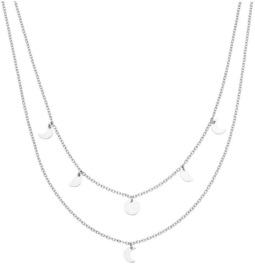 Purelei Collier Schmuck Geschenk Luna Anhanger Halbmond doppelte Kette