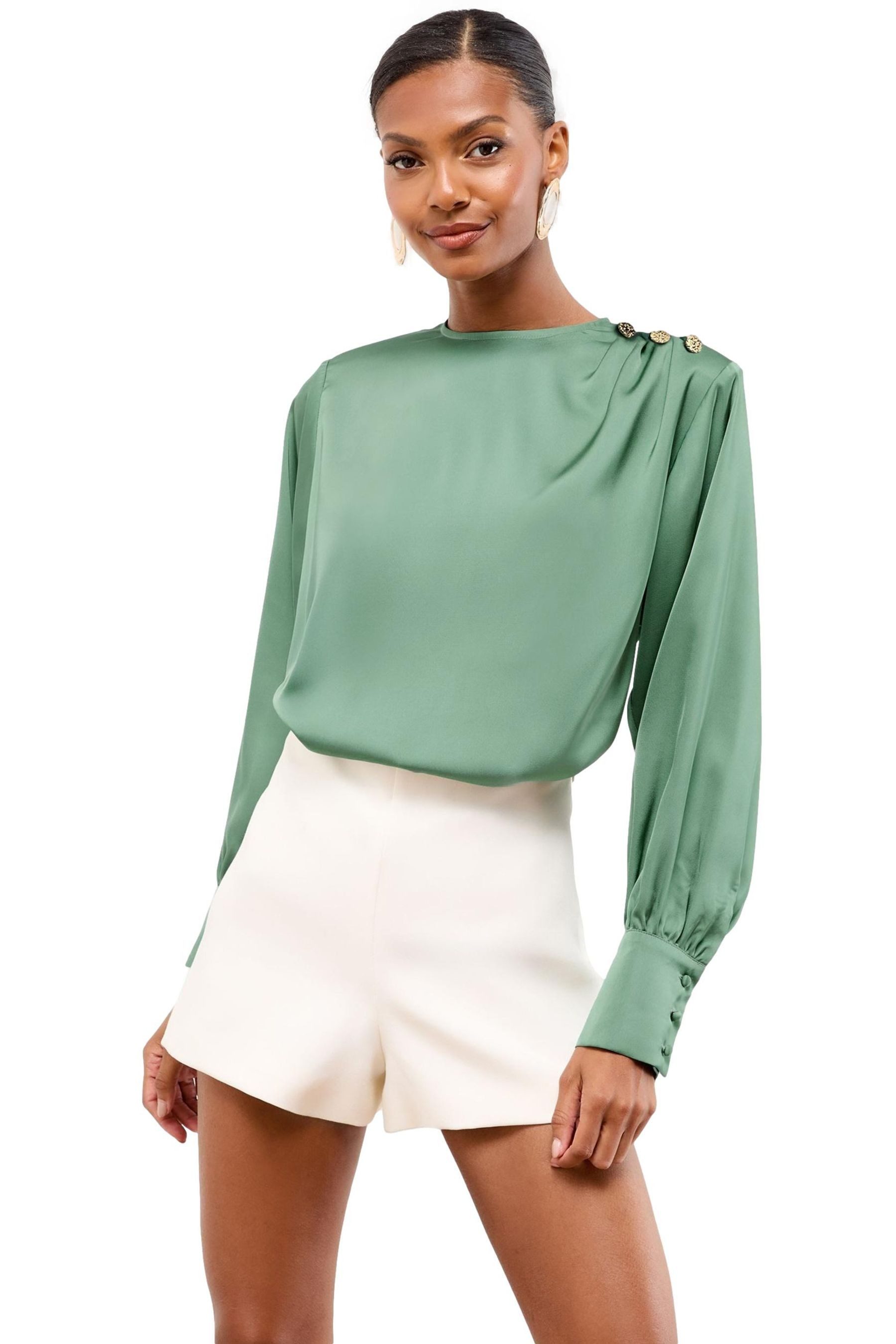 LIPSY Satinbluse Lipsy Satin-Bluse, Regular (1-tlg) günstig online kaufen