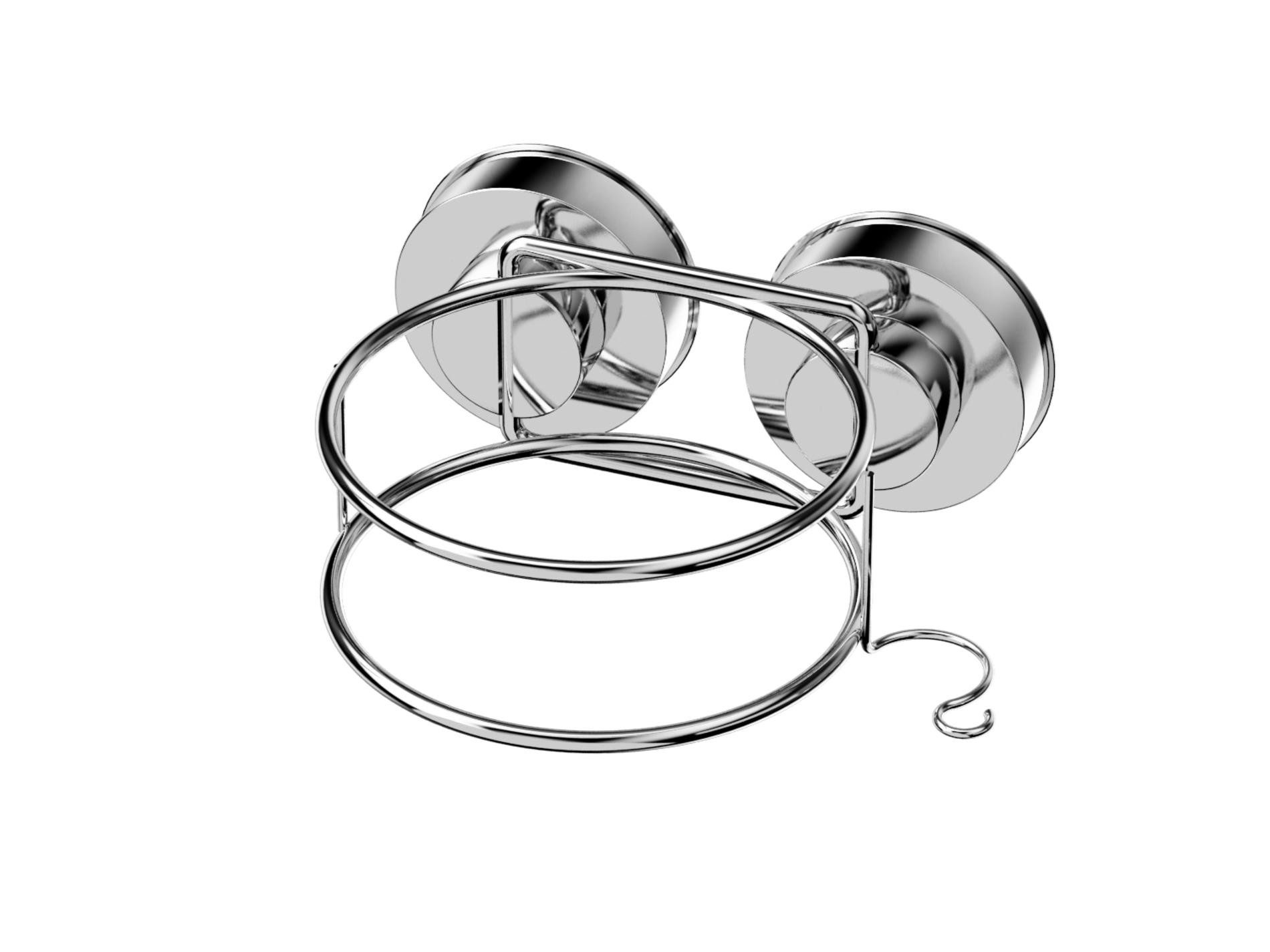 Badaccessoire-Set Fönhalter VacuumCap Bea chrom