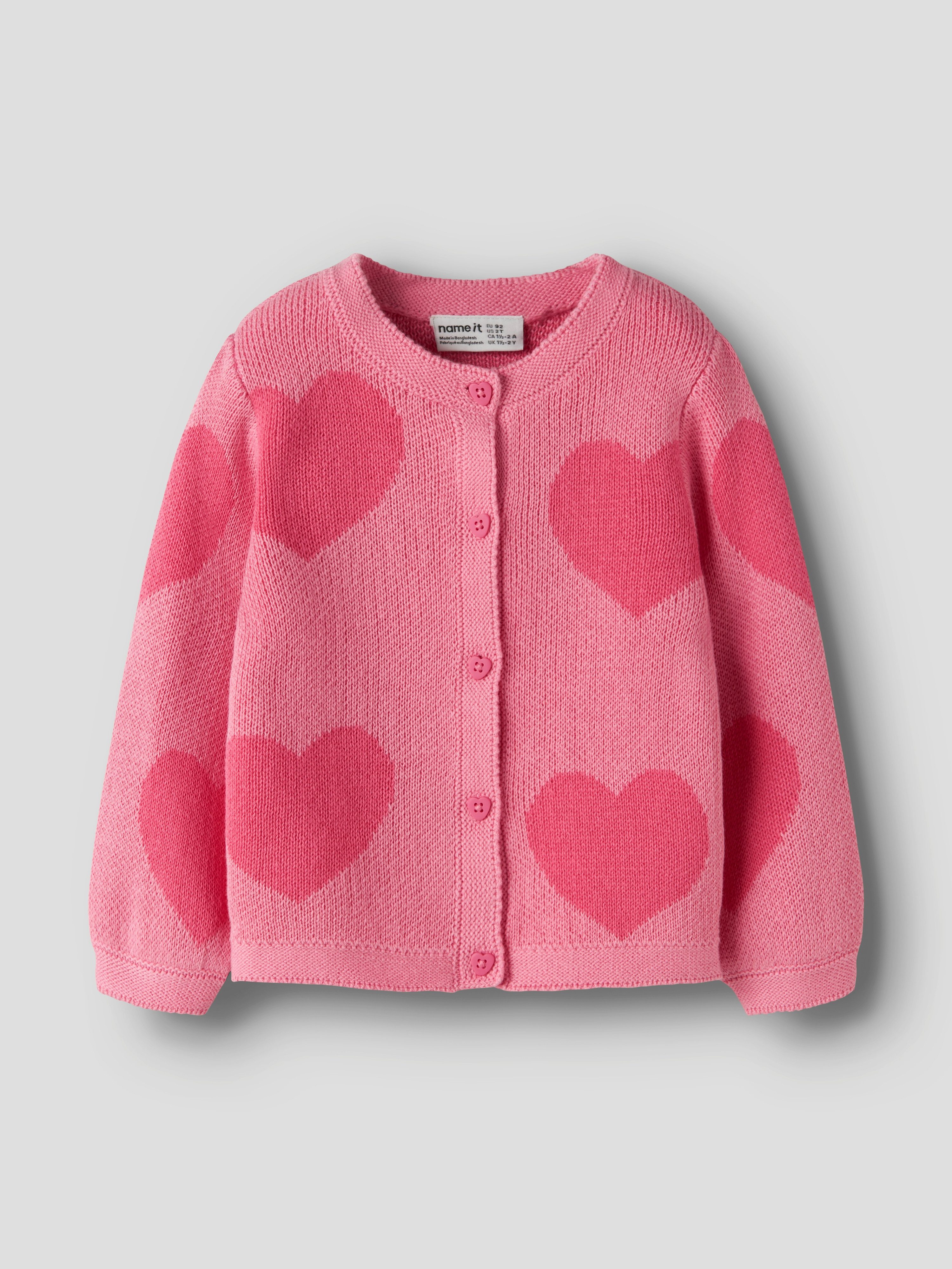 Name It Strickjacke NMFLIANAX LS KNIT CARD Baumwolle, regular fit