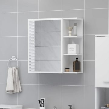 DOTMALL Badezimmerspiegelschrank Bad-Spiegelschrank 62,5x20,5x64 cm Holzwerkstoff