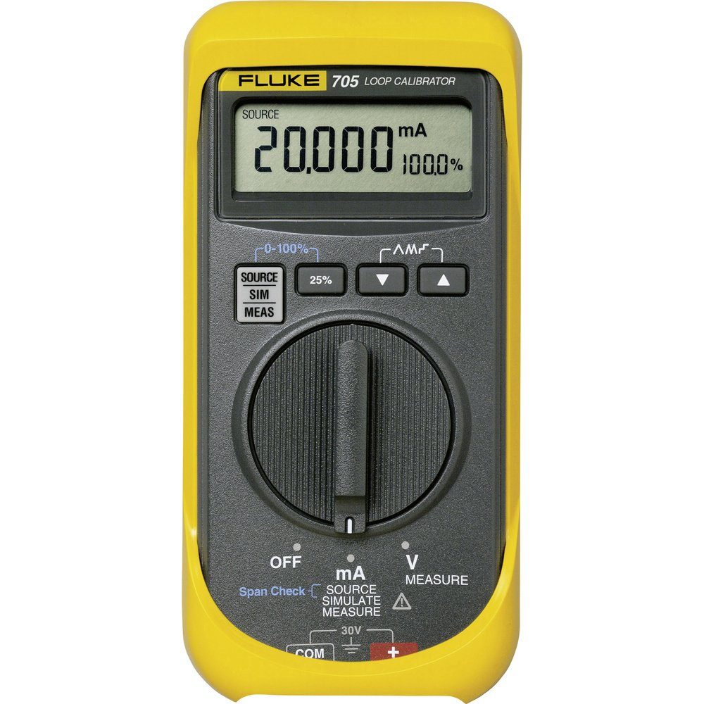 Fluke Multimeter Fluke (enthalten) 9 Block-Batterie 705 Kalibrator 1x V Strom