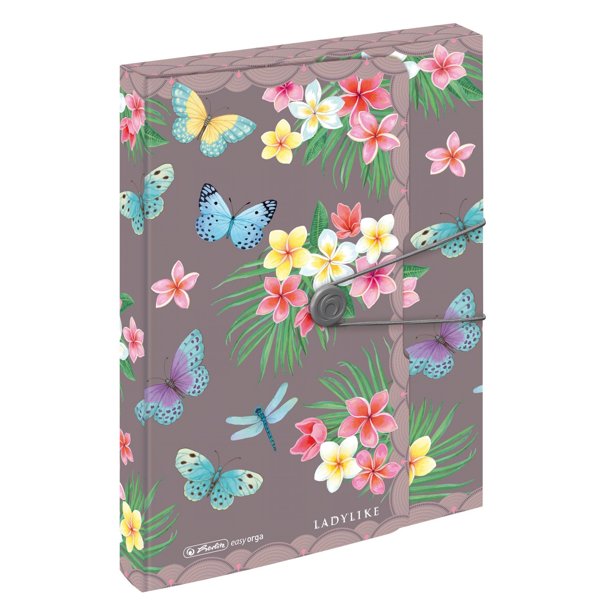 Herlitz Organisationsmappe Herlitz Sammelbox / Heftbox / DIN A4 / "LadyLike Butterflies"