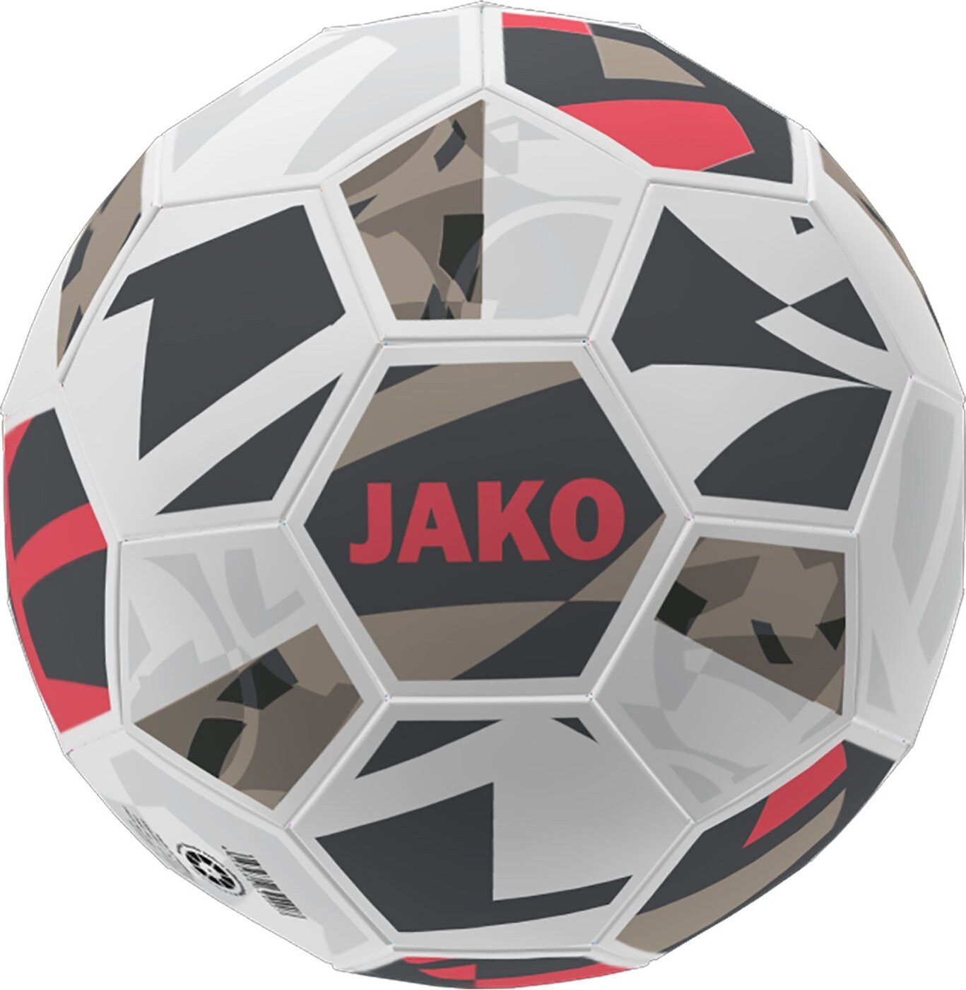 Jako Fußball Trainingsball Iconic WEIß/COOL GRAY/CORAL