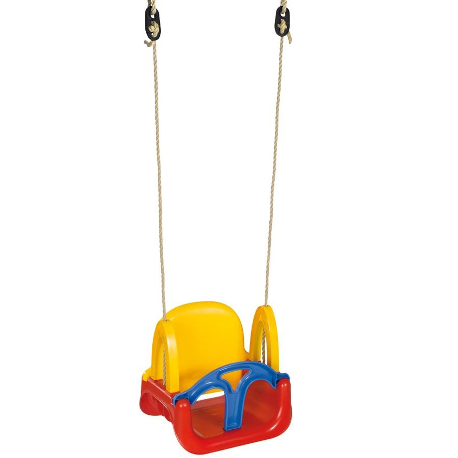 Einzelschaukel 3in1 Schaukel inkl. Seil Gartenschaukel, die mit den Kindern mitwächst