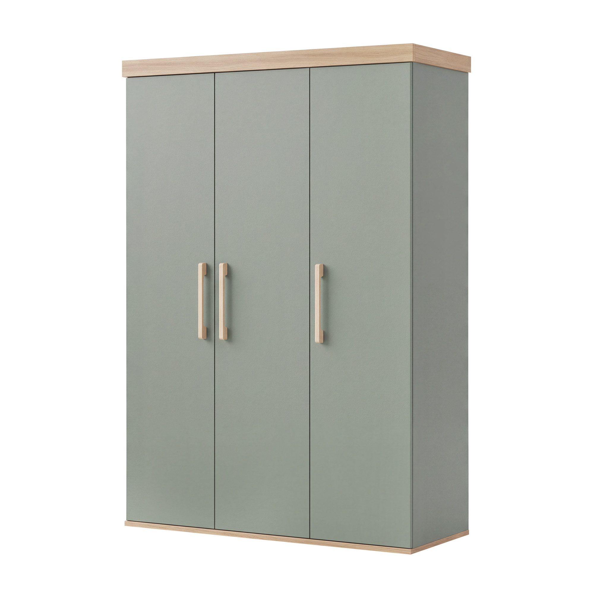 roba® Kleiderschrank Jimmy - aus Holz- 3 Türen mit Soft Close - Kinderkleiderschrank Made in Europe - Blauer Engel - Modernes Skandi Design
