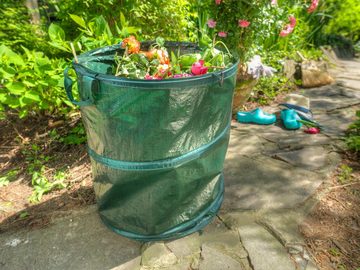 Dehner Gartensack Gartensack Pop-Up mit Tragegriff, Polyethylen, 160 l