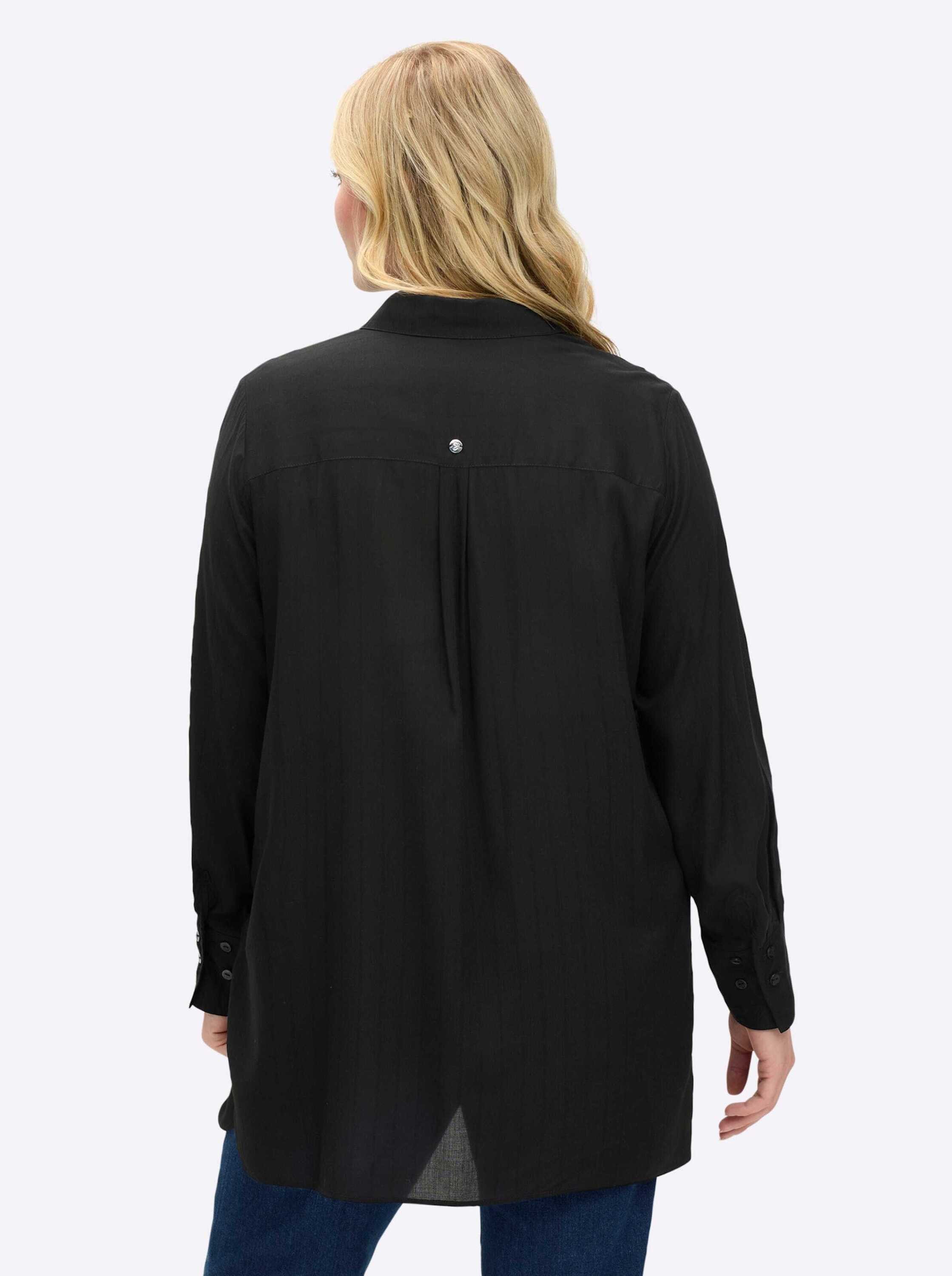 Sheego Klassische Bluse Hemdbluse Langarm günstig online kaufen
