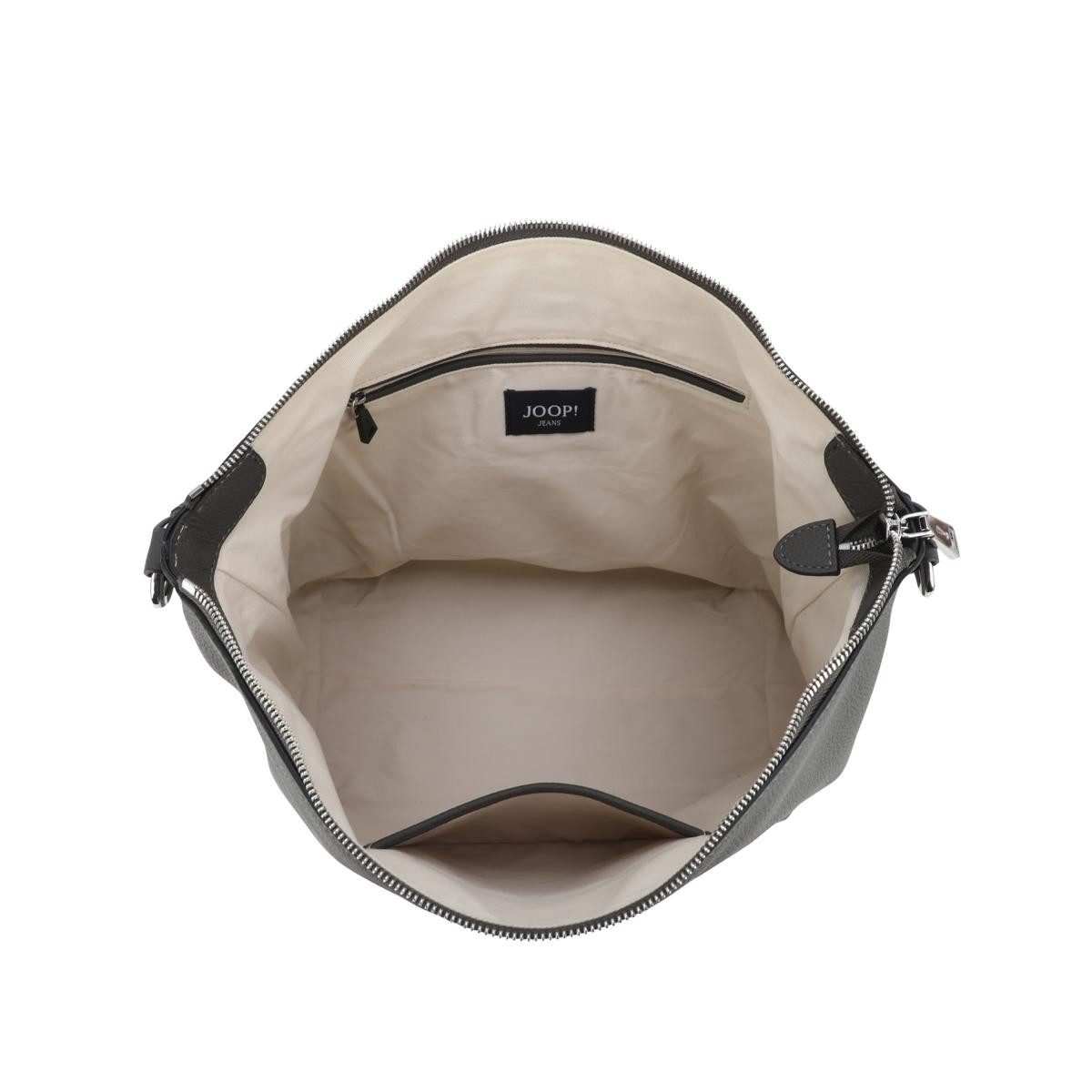 JOOP! Schultertasche Lettera 1.0 Dalia Hobo Lhz Damen Handtasche (1-tlg), Logoschriftzug auf der Vorderseite
