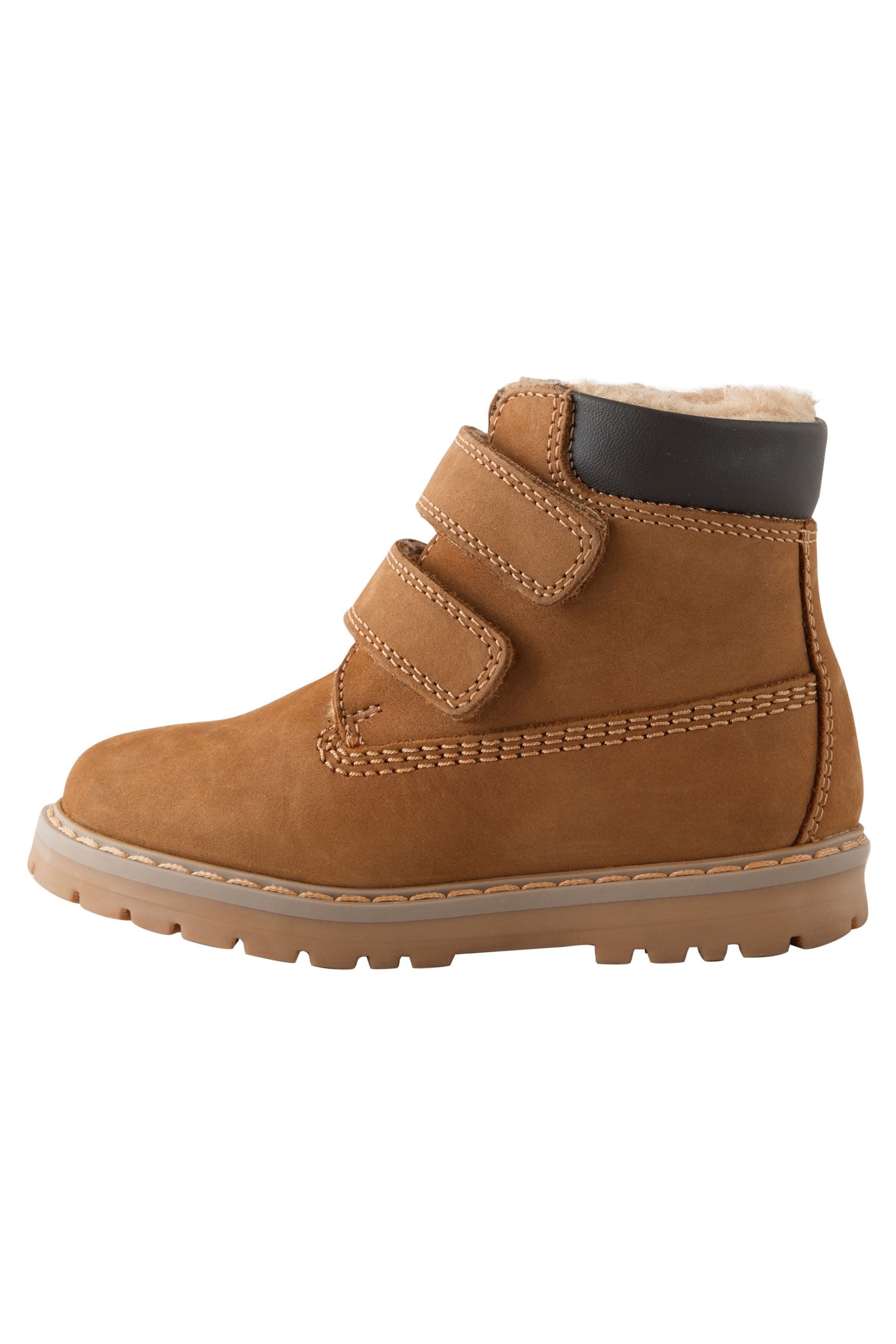 Next Warm gefütterte Stiefel mit Klettverschluss Stiefelette