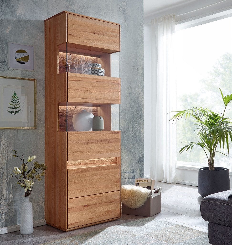 Main Möbel Vitrine Vitrine rechts 63x207 Kernbuche Berlin