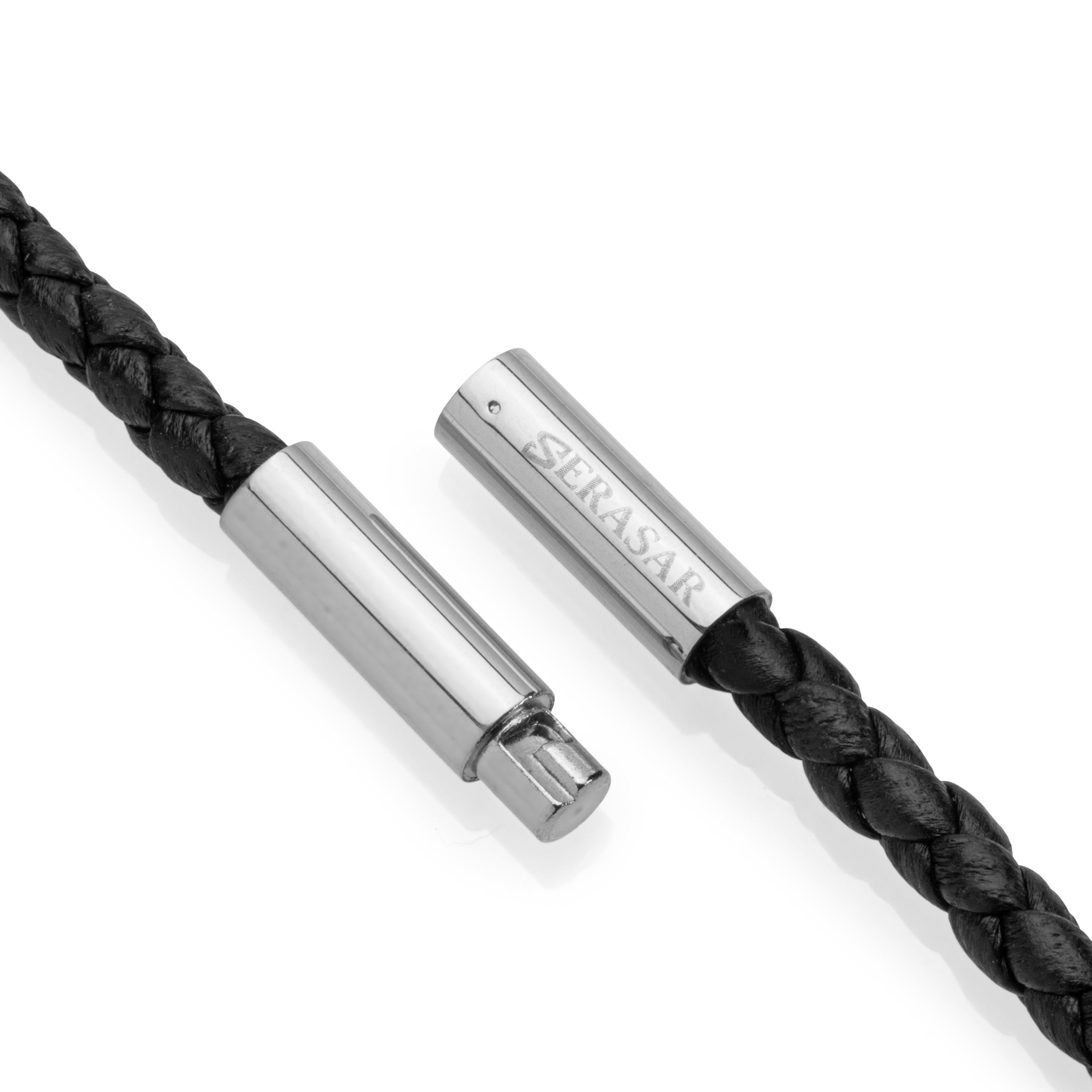 SERASAR Lederband Leder Halskette mit Edelstahl Anhänger "Arrow" (1-tlg), aus Echtleder – Bild 5 von 5
