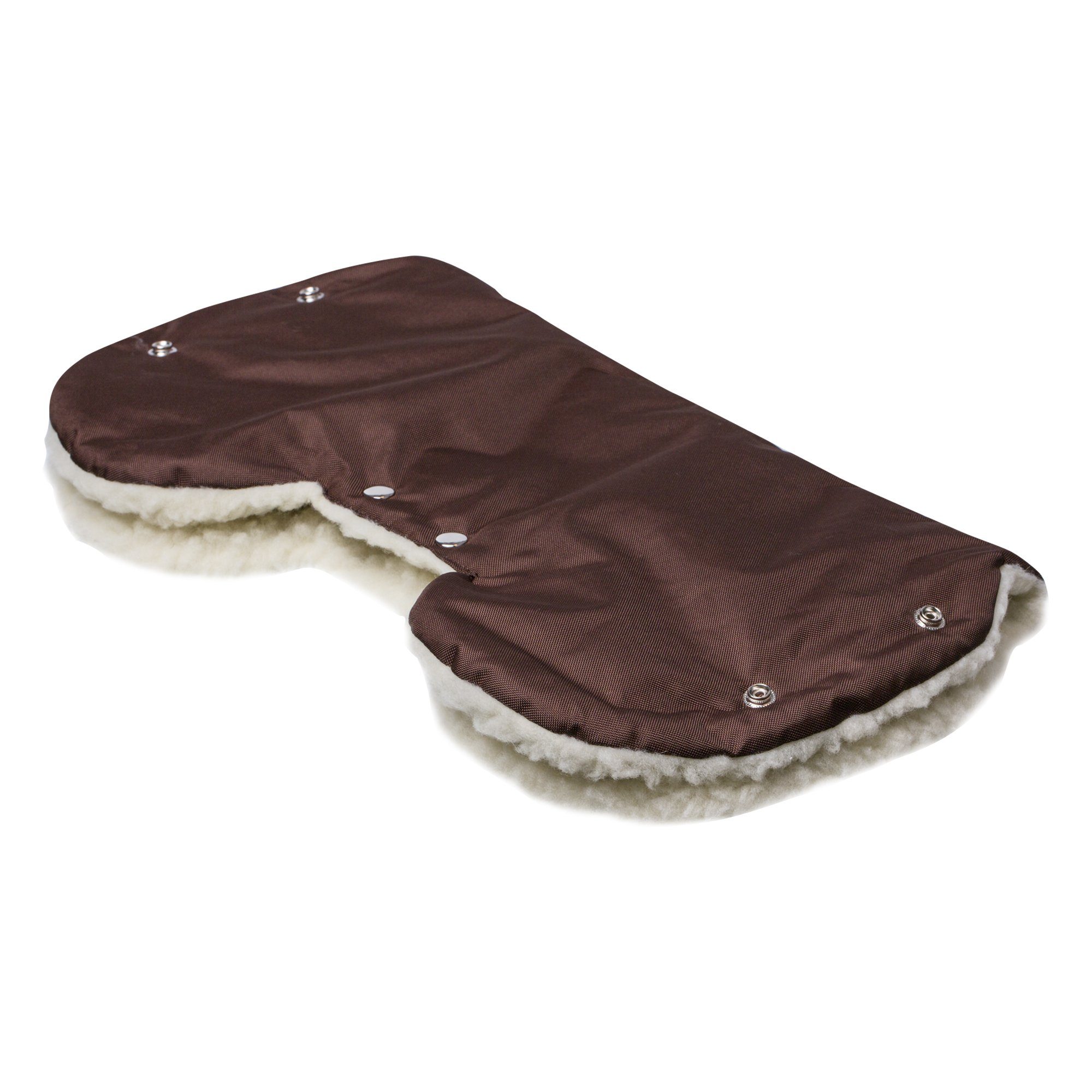 bergsteiger Muff Kinderwagen-Handwärmer Sportwagen Buggy, mit chocolate Fleece,