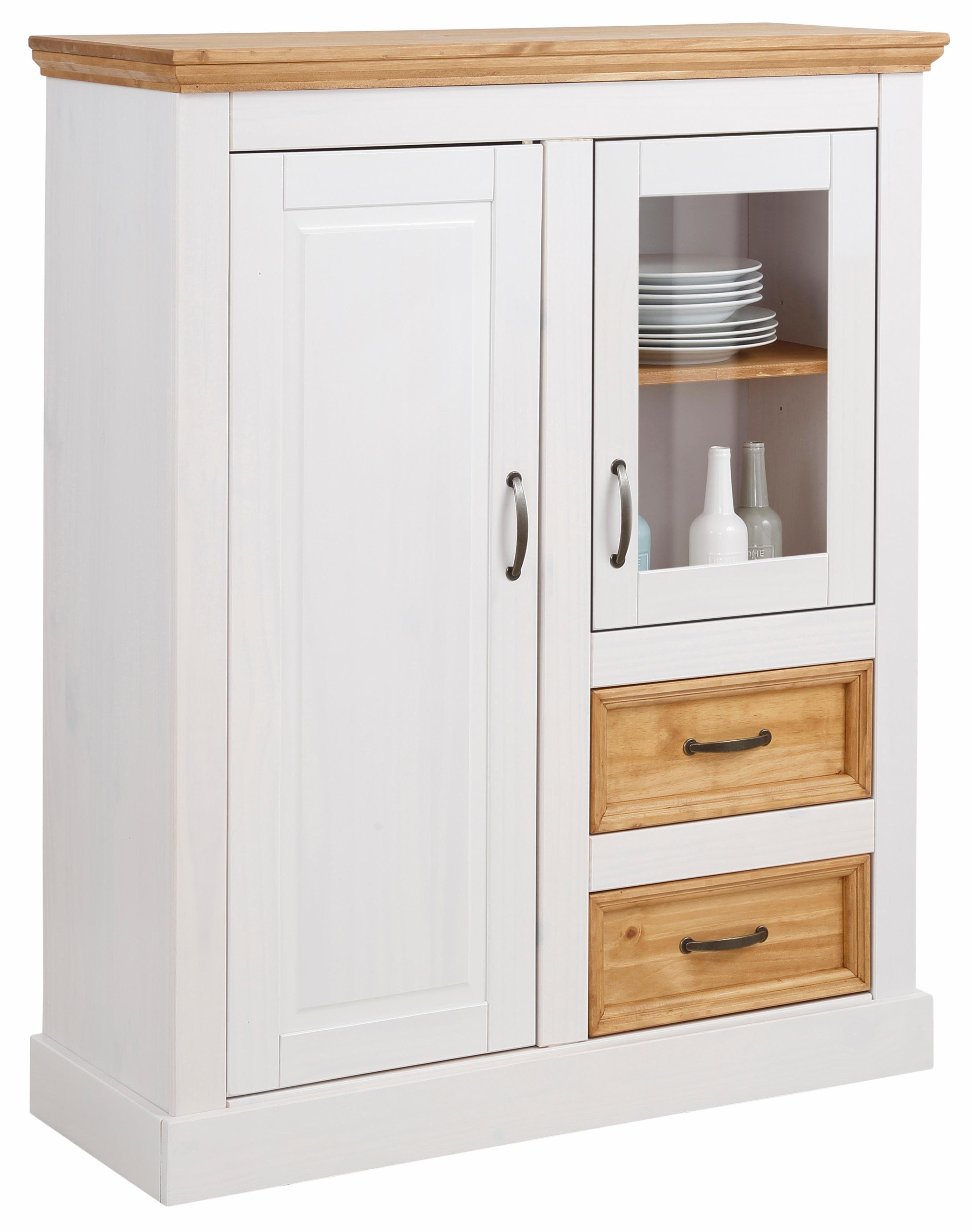 OTTO home Highboard Selma, Vitrine, Breite 100 cm