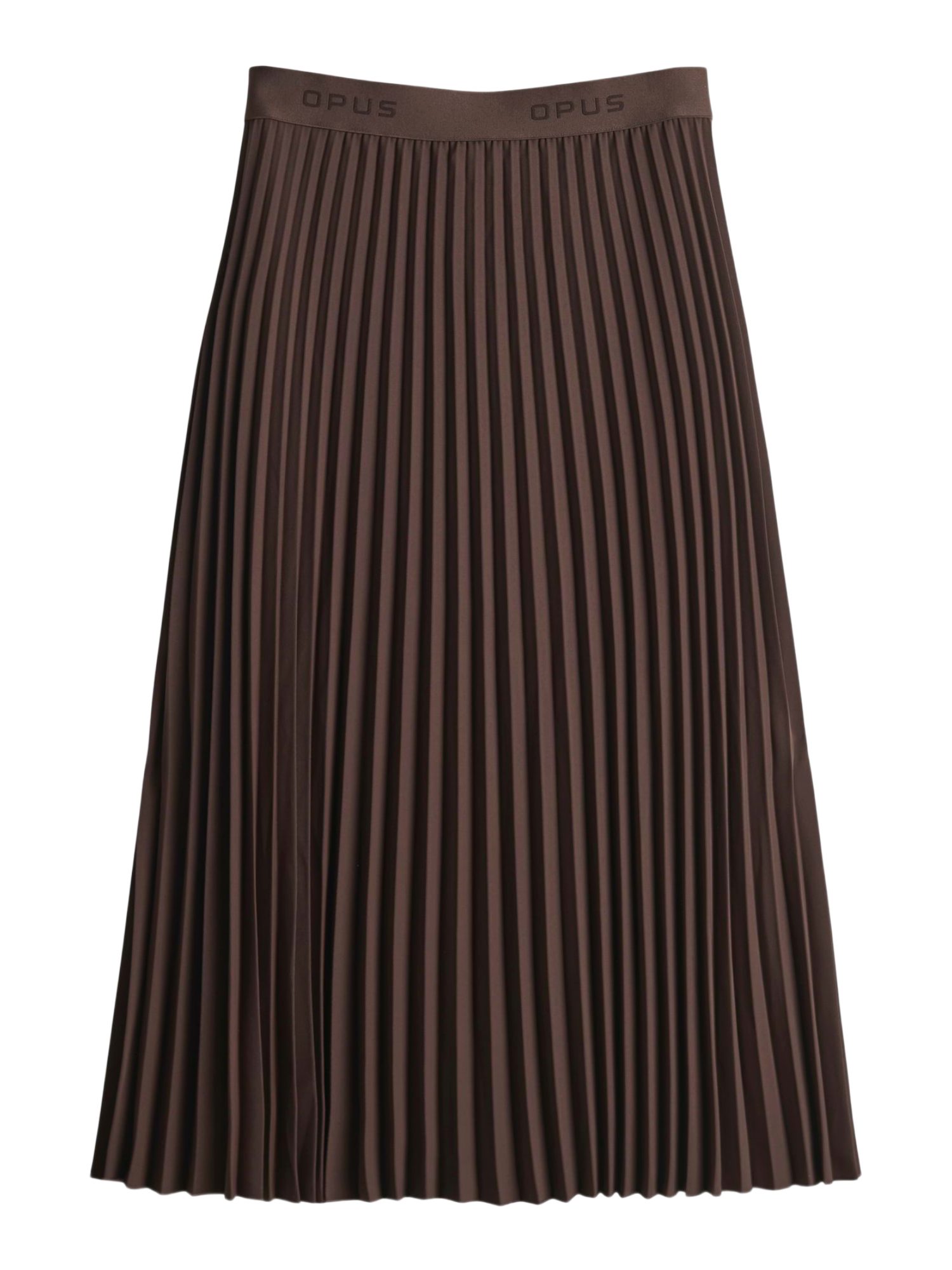 OPUS A-Linien-Rock braun,Casual,Polyester,Unifarben,Flared Fit