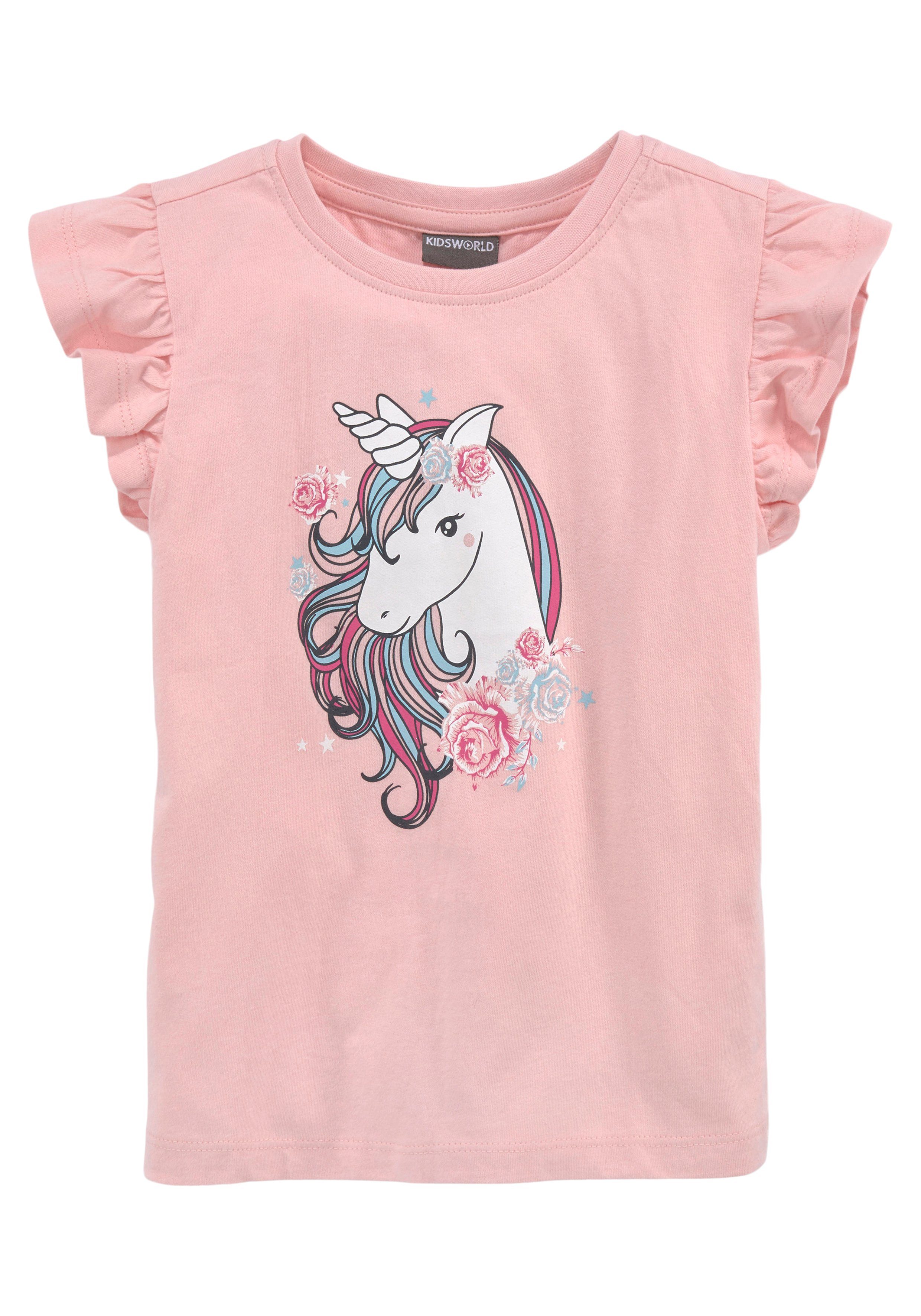 T-Shirt mit Einhorn-Druck