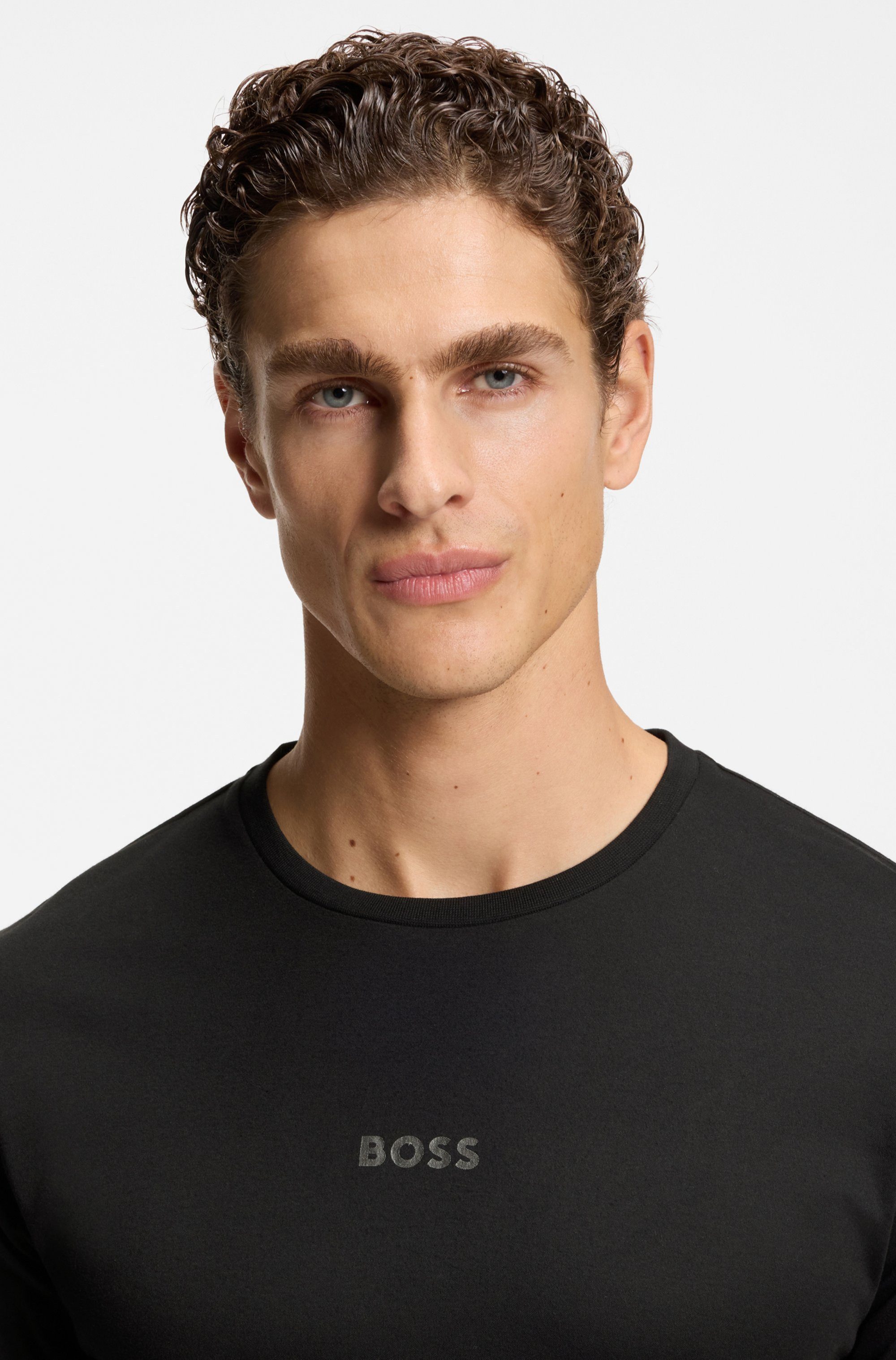 BOSS Pyjama Xmas Long Set Neuheit, mit dezentem Logo, normale Passform günstig online kaufen