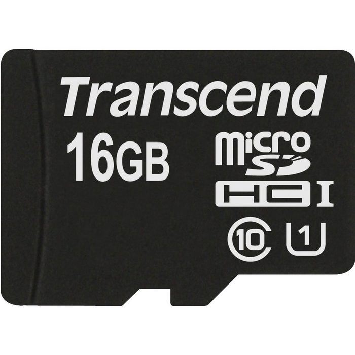 Transcend microSDHC Card UHS-I 16 GB UHS-I U1 Class 10 Speicherkarte