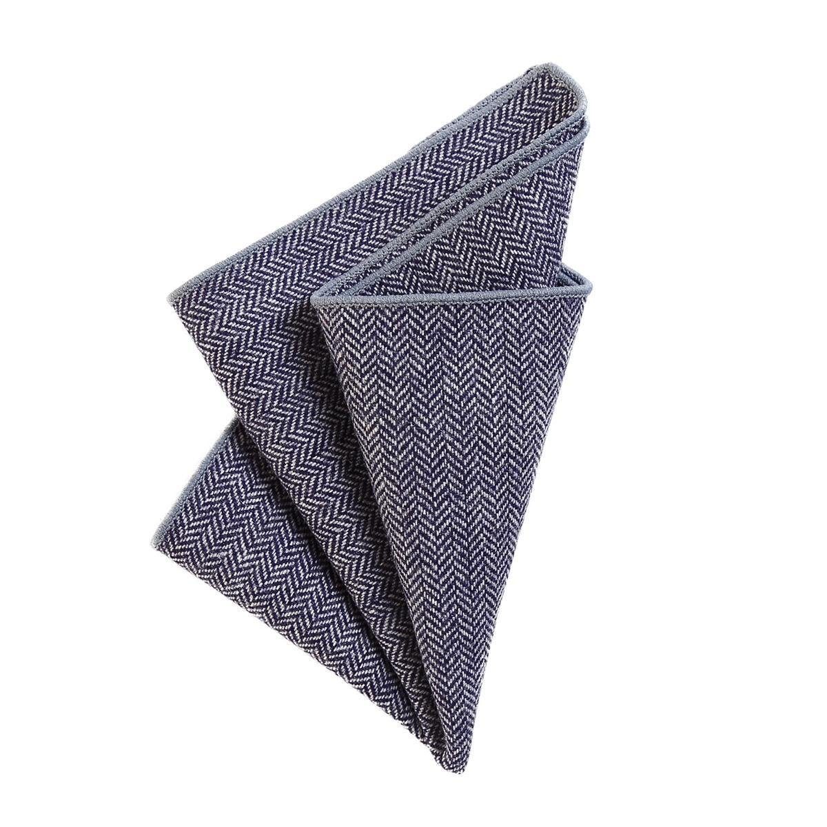 DonDon Einstecktuch DonDon Herren Einstecktuch Taschentuch 23 x 23 cm Baumwolle Tweed, (Packung, 1-St), zum Falten, kariert, Tweed-Look