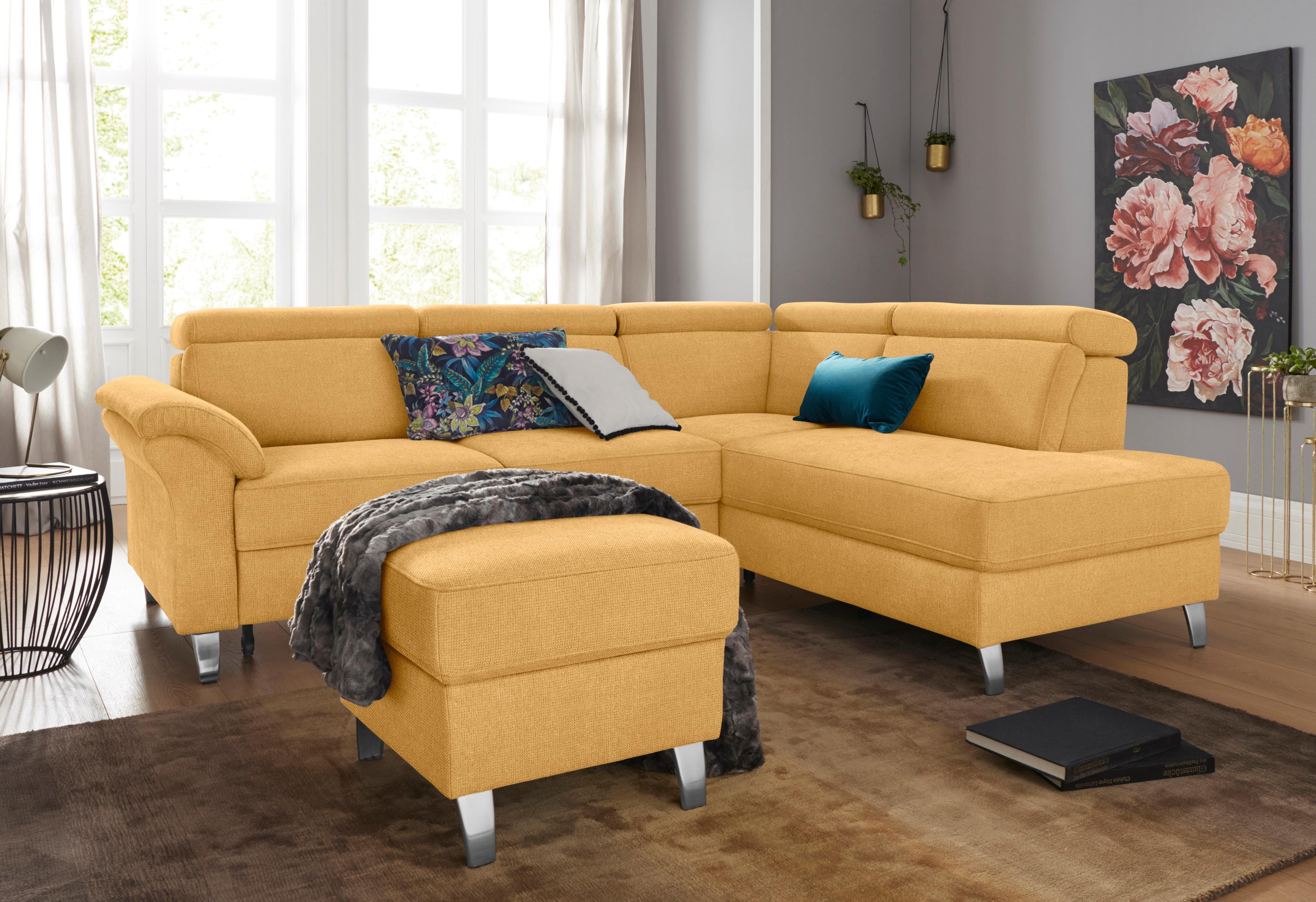 sit&more Ecksofa Arngast L-Form, inklusive Kopfteilverstellung günstig online kaufen