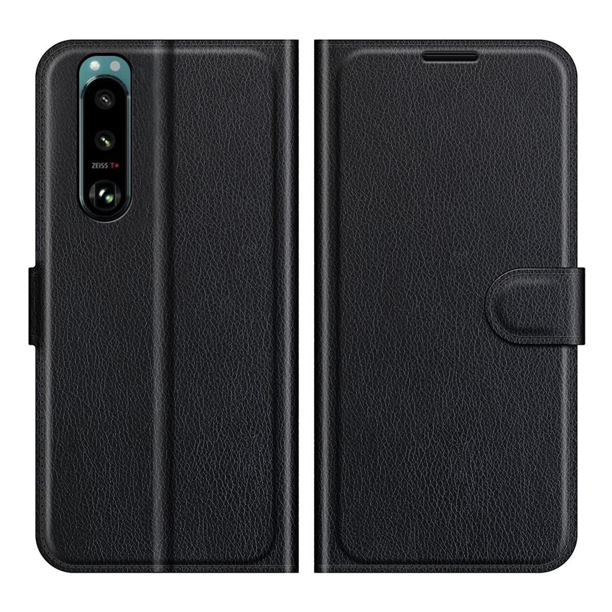 König Design Handyhülle Sony Xperia 5 III, Schutzhülle Schutztasche Case Cover Etuis Wallet Klapptasche Bookstyle