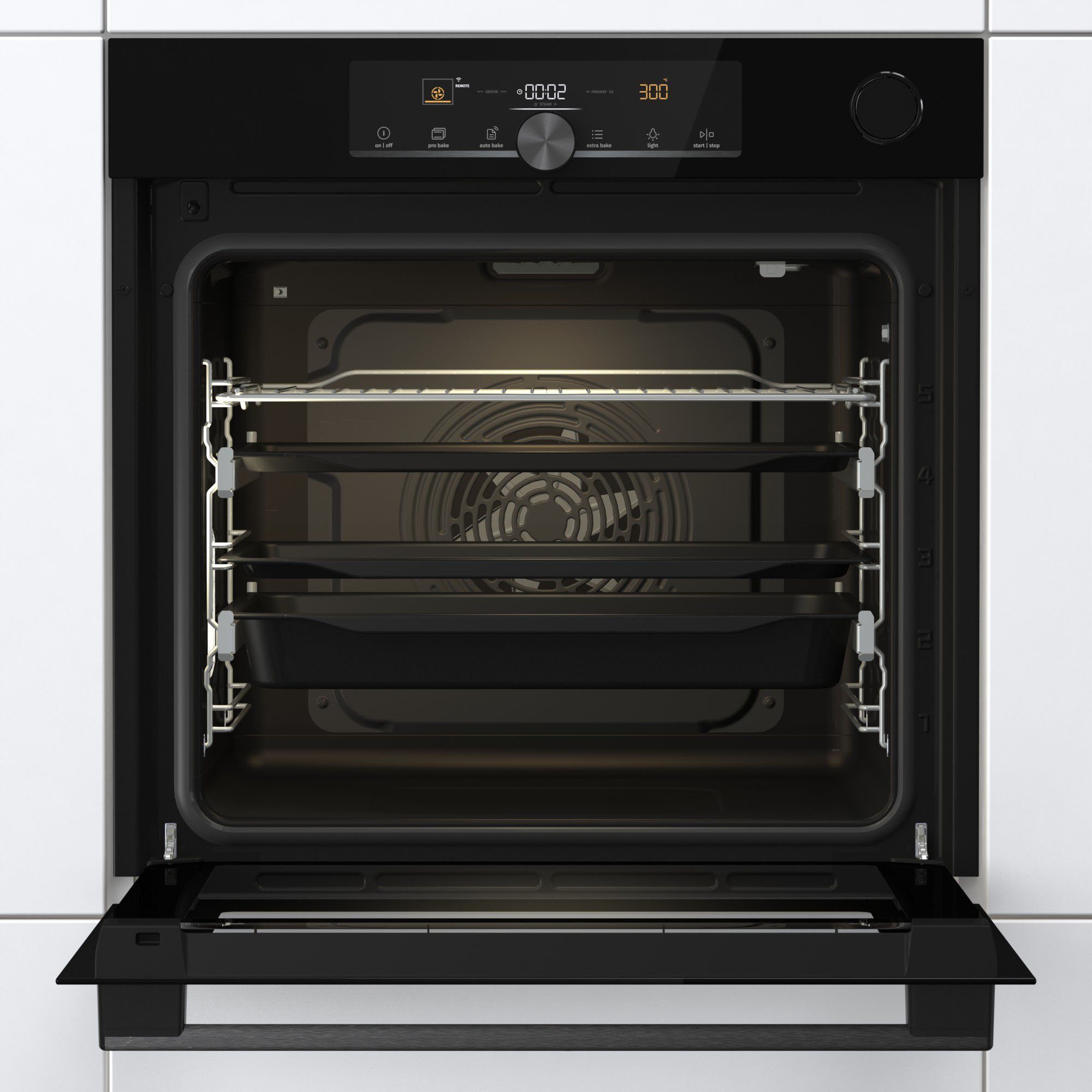 GORENJE Backofen BPSA 6747, mit 2-fach-Teleskopauszug, AirFry-Funktion