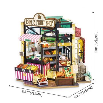 ROKR 3D-Puzzle Happy Corner "Carl's Fruit Shop", Puzzleteile