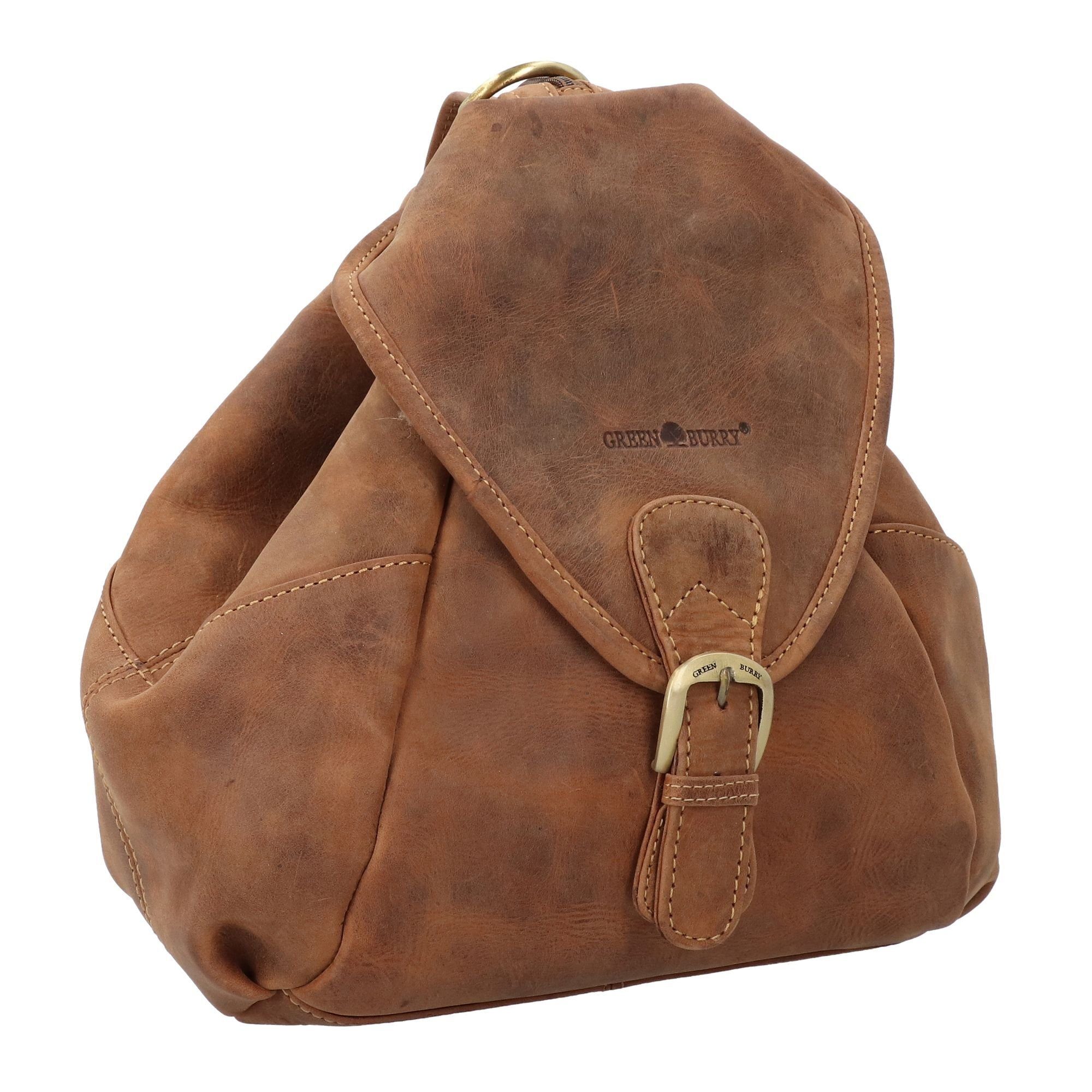 Greenburry Cityrucksack Vintage, Leder günstig online kaufen
