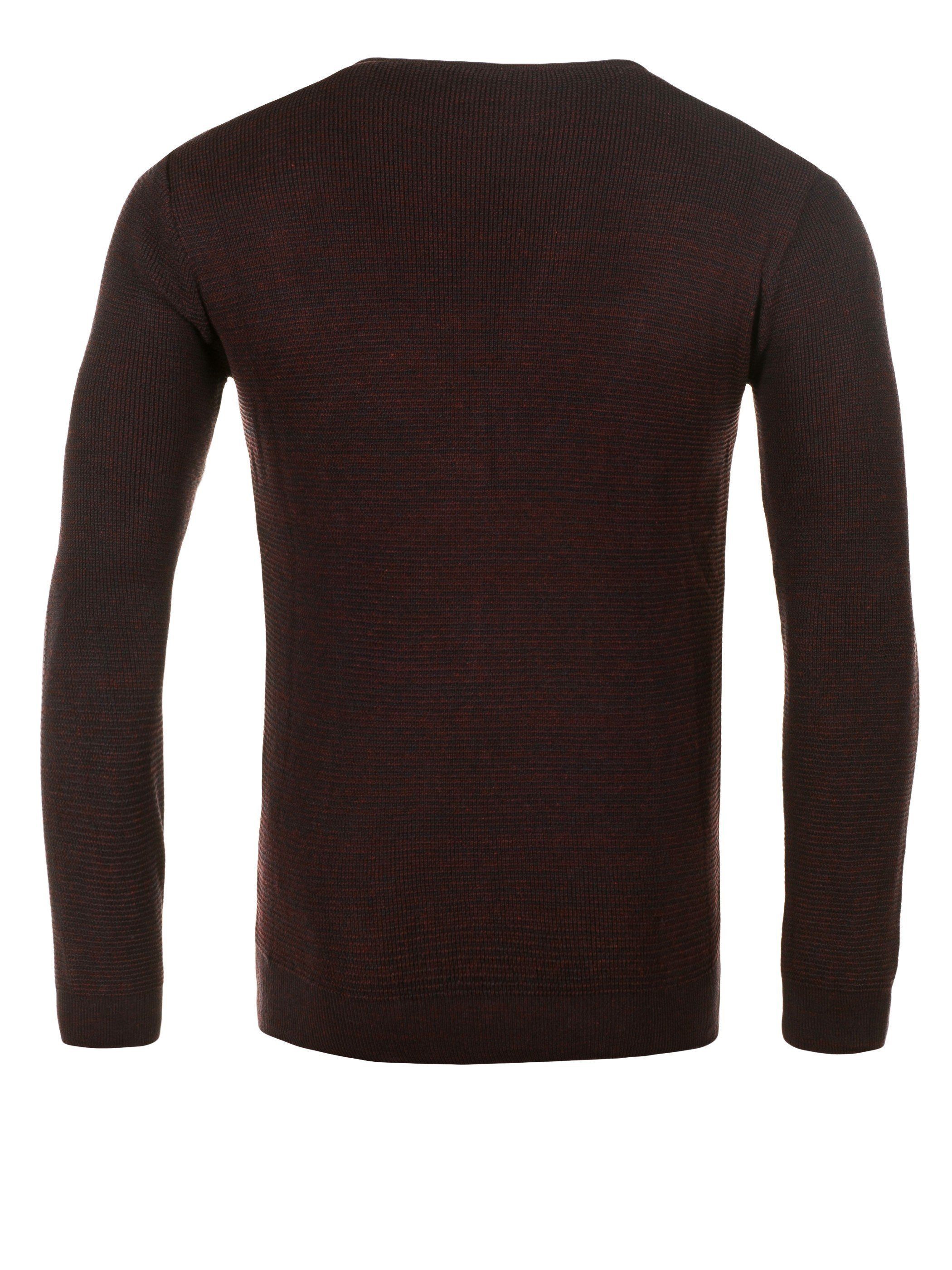 WOTEGA Strickfleece-Pullover WOTEGA - Structured Mouline Crew Neck