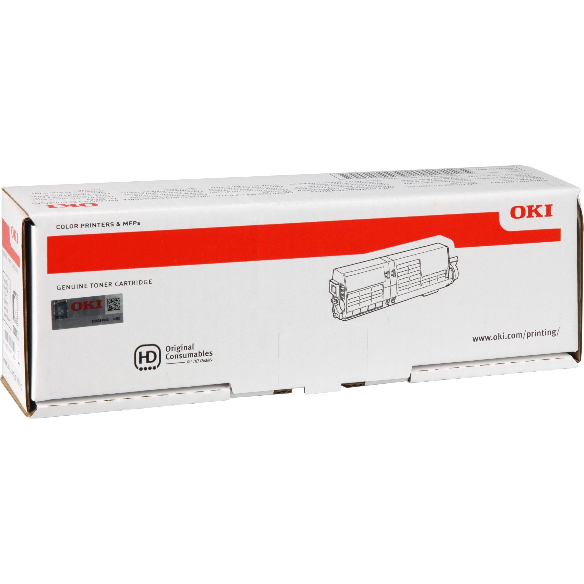 OKI Tonerkartusche OKI Toner schwarz 46490608