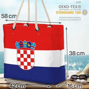 VOID Strandtasche (1-tlg), Kroatien Flagge EM Länderflagge Fahne