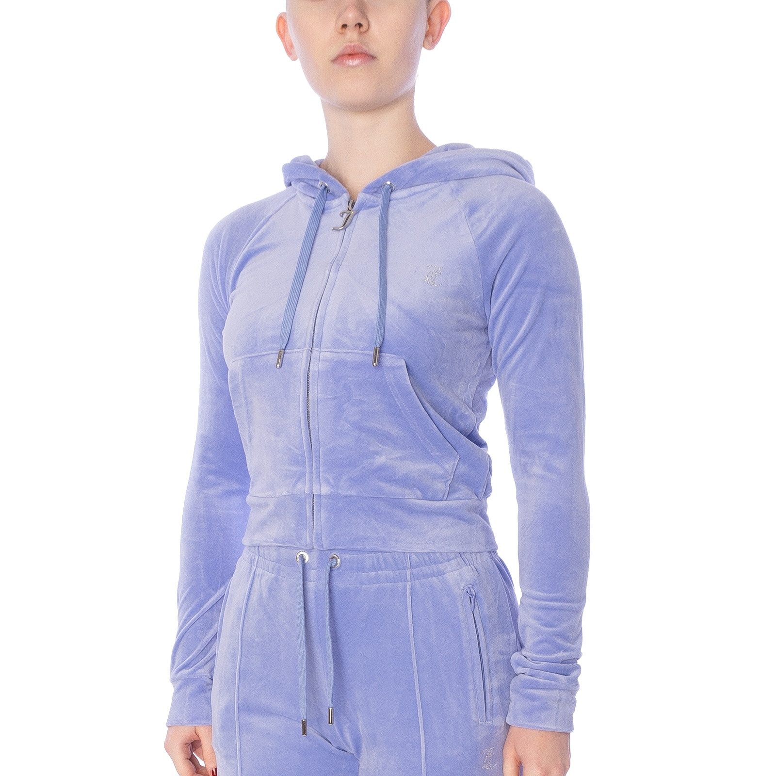 Juicy Couture Sweatjacke Sweatjacke Juicy Couture Madison Veloure bauchfrei