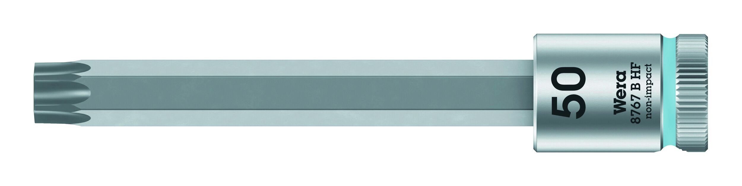 Steckschlüssel, Schraubendrehereinsatz 100 mit 3/8" Haltefunktion T50 Wera mm x