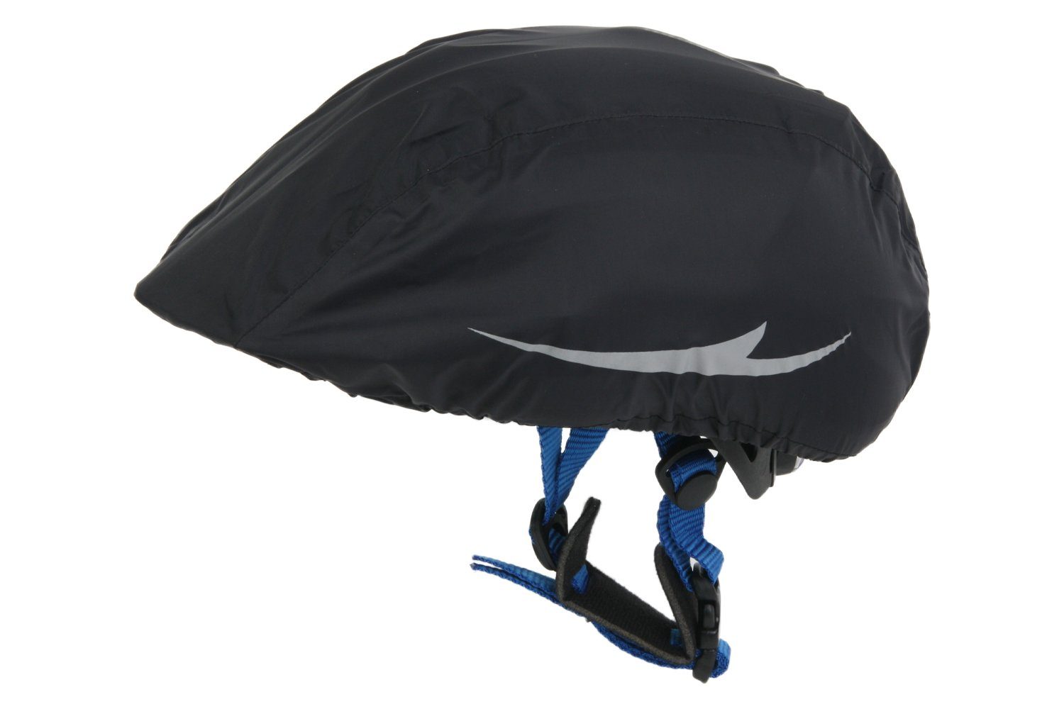 Fahrradhelmüberzug Regenschutz für Fahrradhelm Universell Schwarz