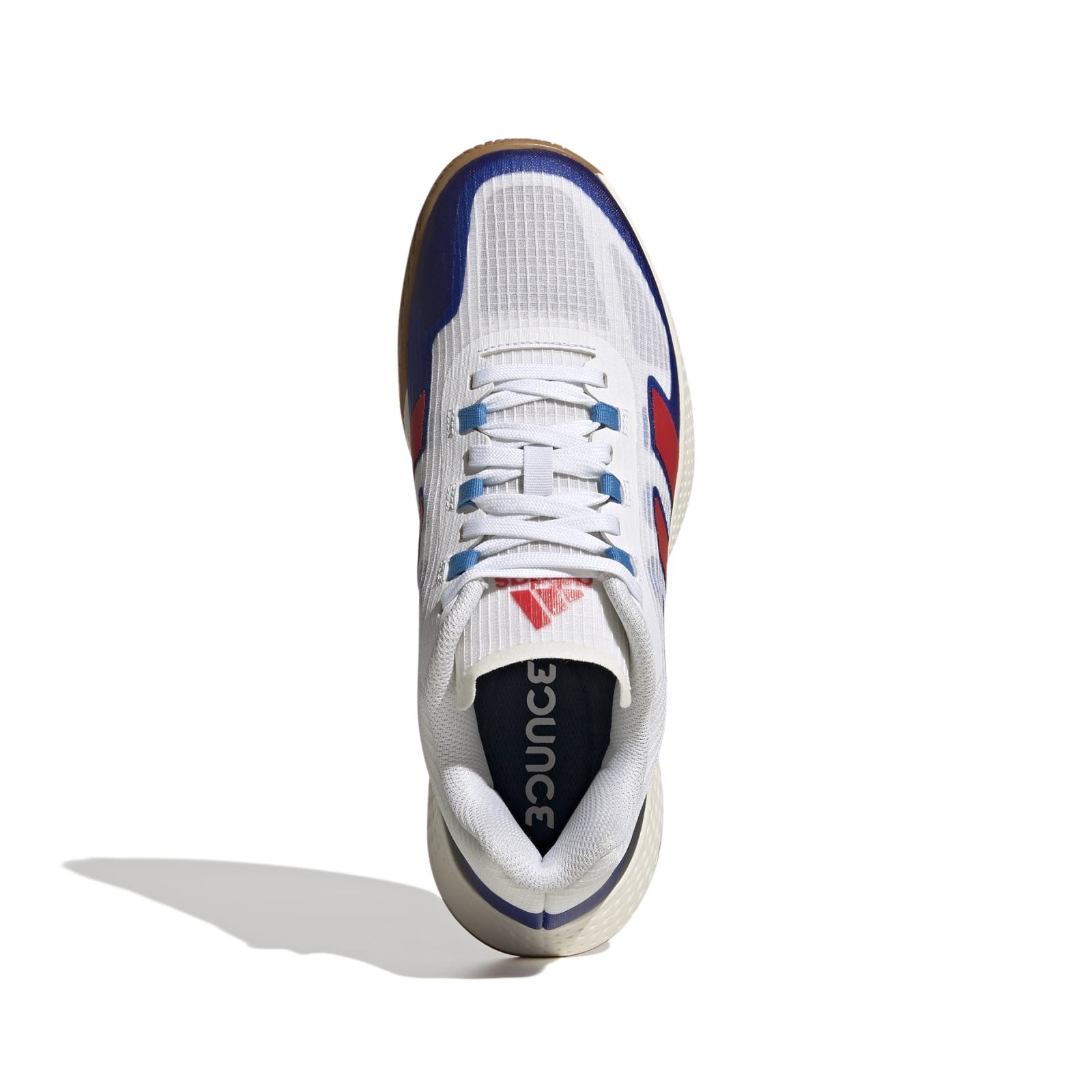 adidas Performance Hallen-Indoorschuhe ForceBounce 2.0 weiss/rot Herren Badmintonschuh – Bild 4 von 5