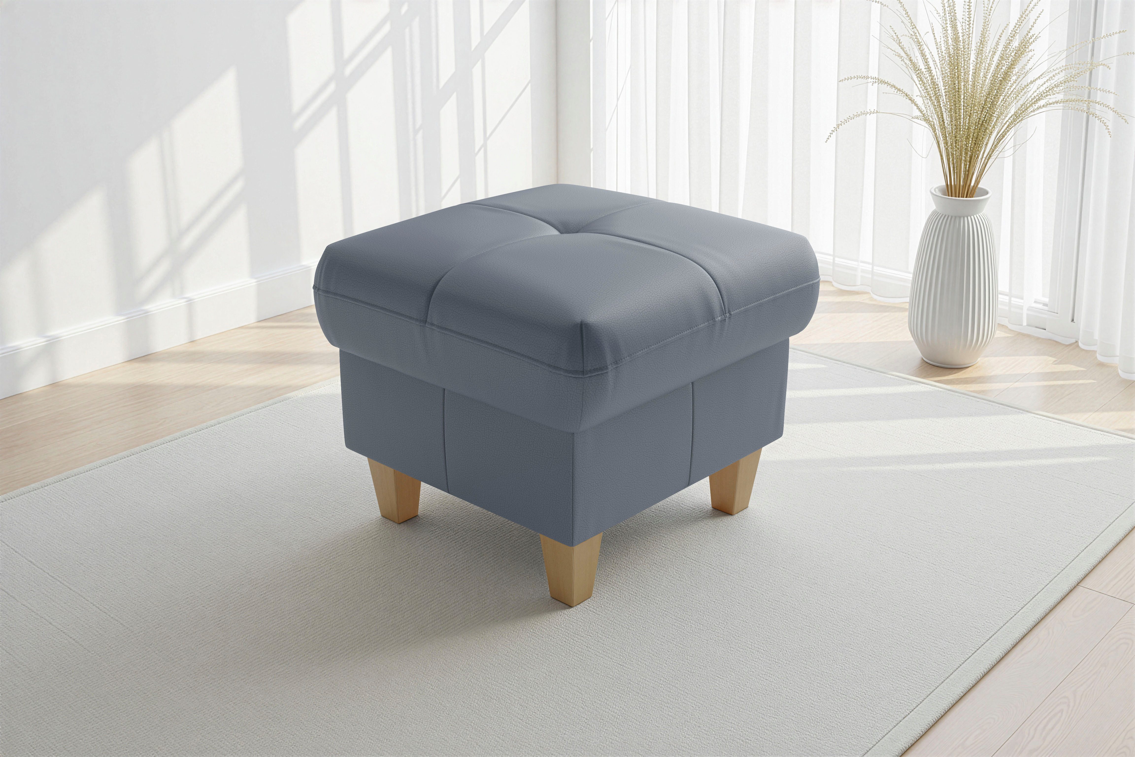 sit&more Polsterhocker Pamela, Leder, B: 58 cm (1 St), mit praktischen Stauraum, hochwertige Qualität, verschiedene Farben
