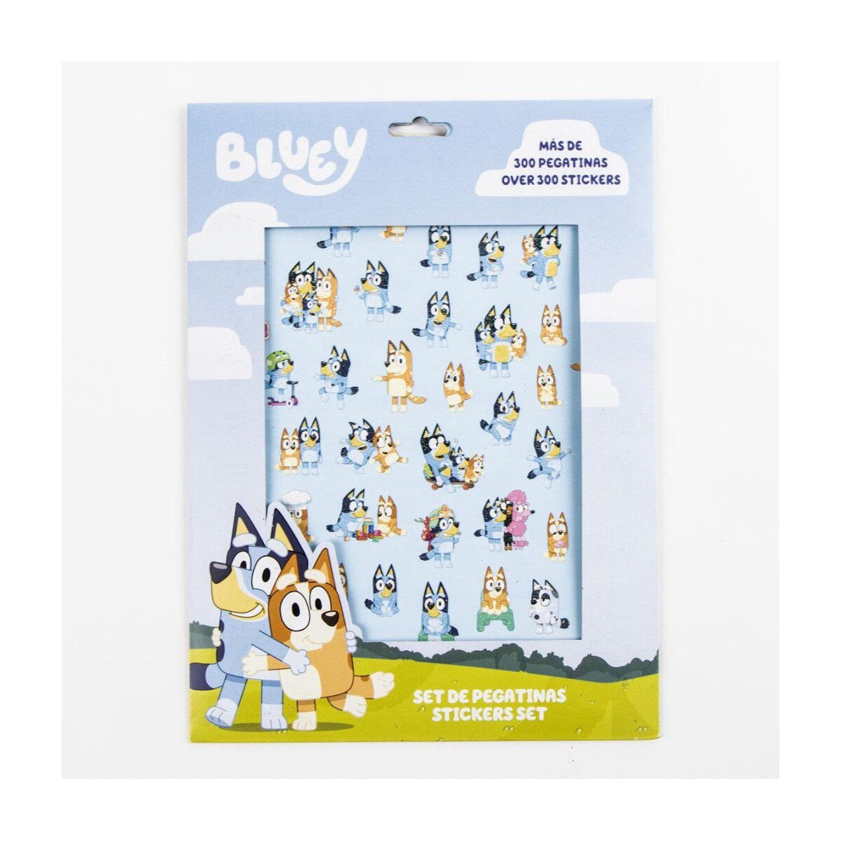 Bluey Kreativset Bluey Aufkleber Set 300 Stk. Summer Sticker Kinder Set