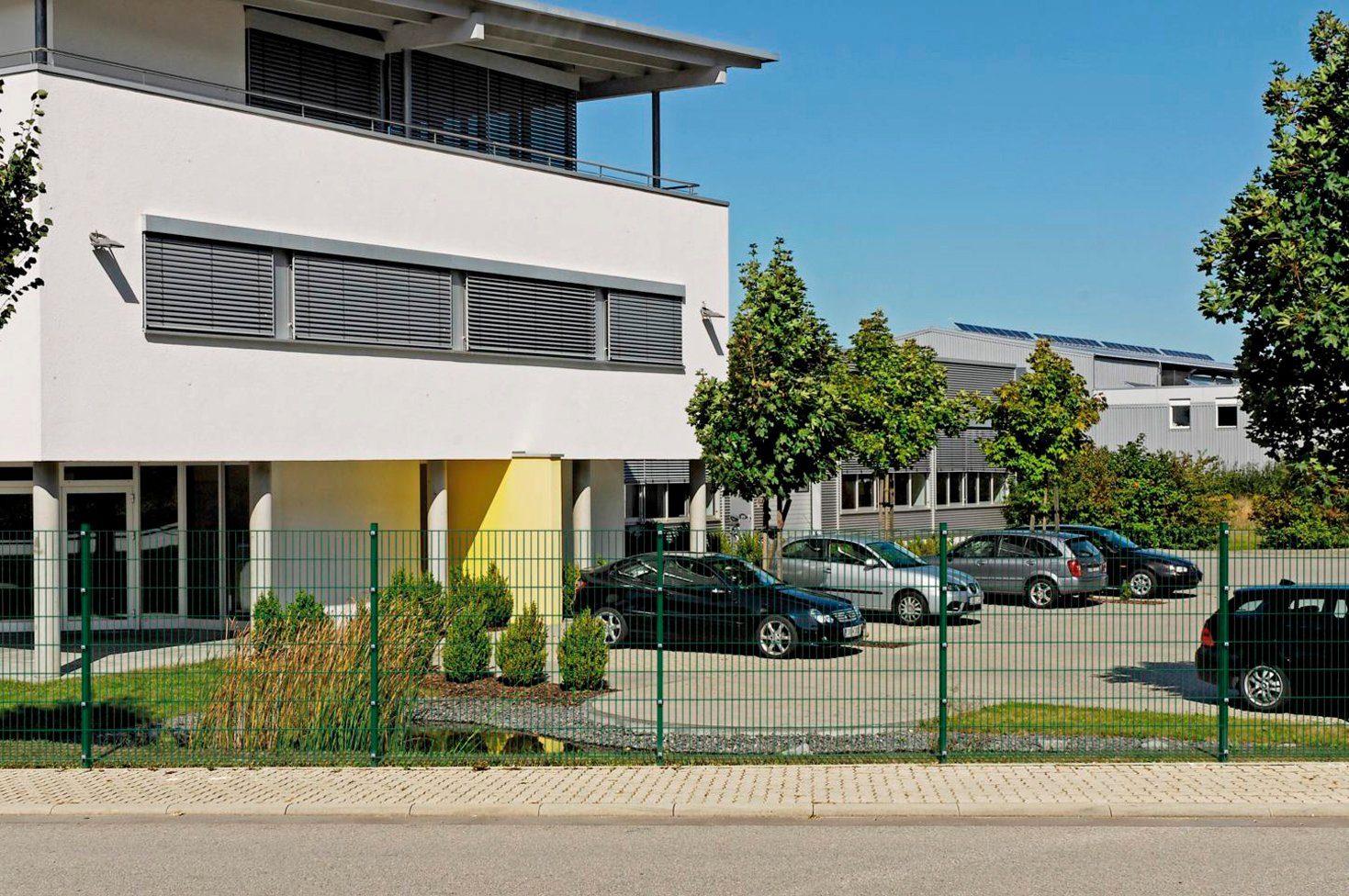 Alberts Doppelstabmattenzaun Grundset, (Set), Höhe: 80-160 günstig online kaufen