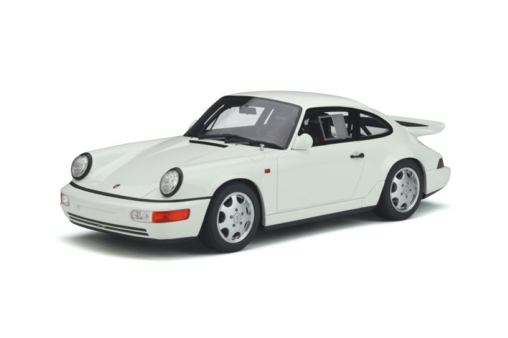 GT Spirit Modellauto Porsche 911 (964) Carrera 4 Lightweight weiß, Maßstab 1:18