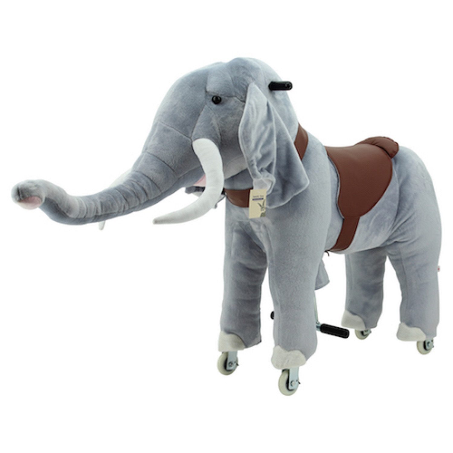 Sweety-Toys Reittier Sweety Toys 7431 Reittier Elefant auf Rollen für 4 bis 9 Jahre