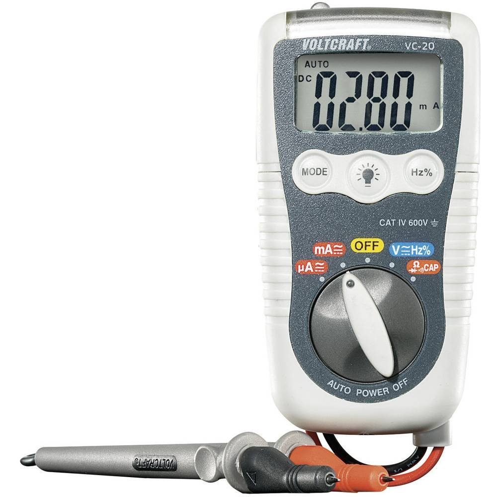 VOLTCRAFT Multimeter Heavy-Duty Multimeter, Spritzwassergeschützt (IP54)