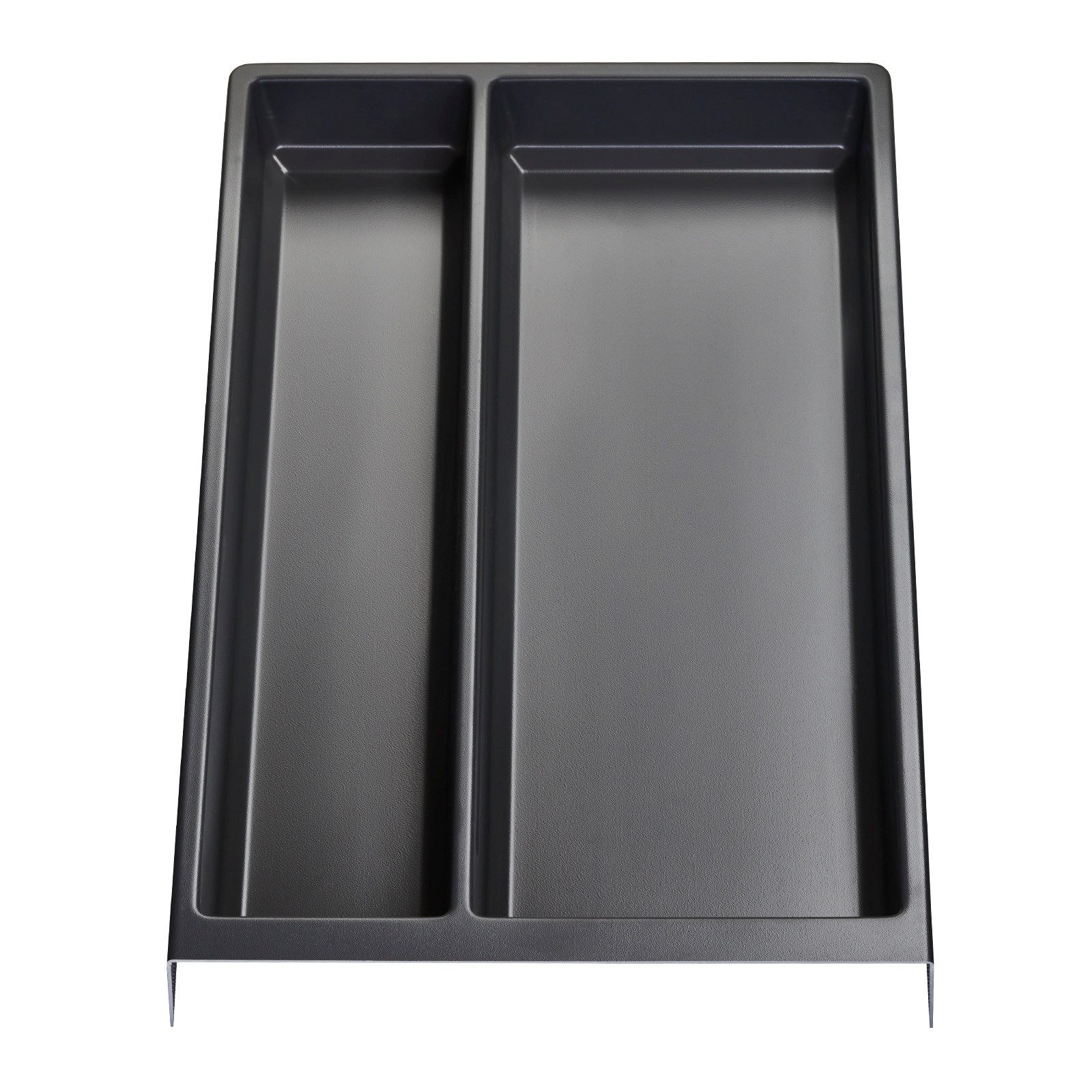 SO-TECH® Schubladeneinsatz SEPARADO Individual (300 x 474 x 51 mm) ab 40cm Schrankbreite (1 St), Mehrzweckeinsatz schiefergrau genarbt für große Küchenutensilien