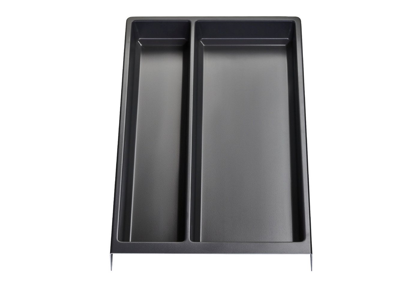 SO-TECH® Schubladeneinsatz SEPARADO Individual (300 x 474 x 51 mm) ab 40cm Schrankbreit (1 St), Mehrzweckeinsatz schiefergrau genarbt für große Küchenutensilien