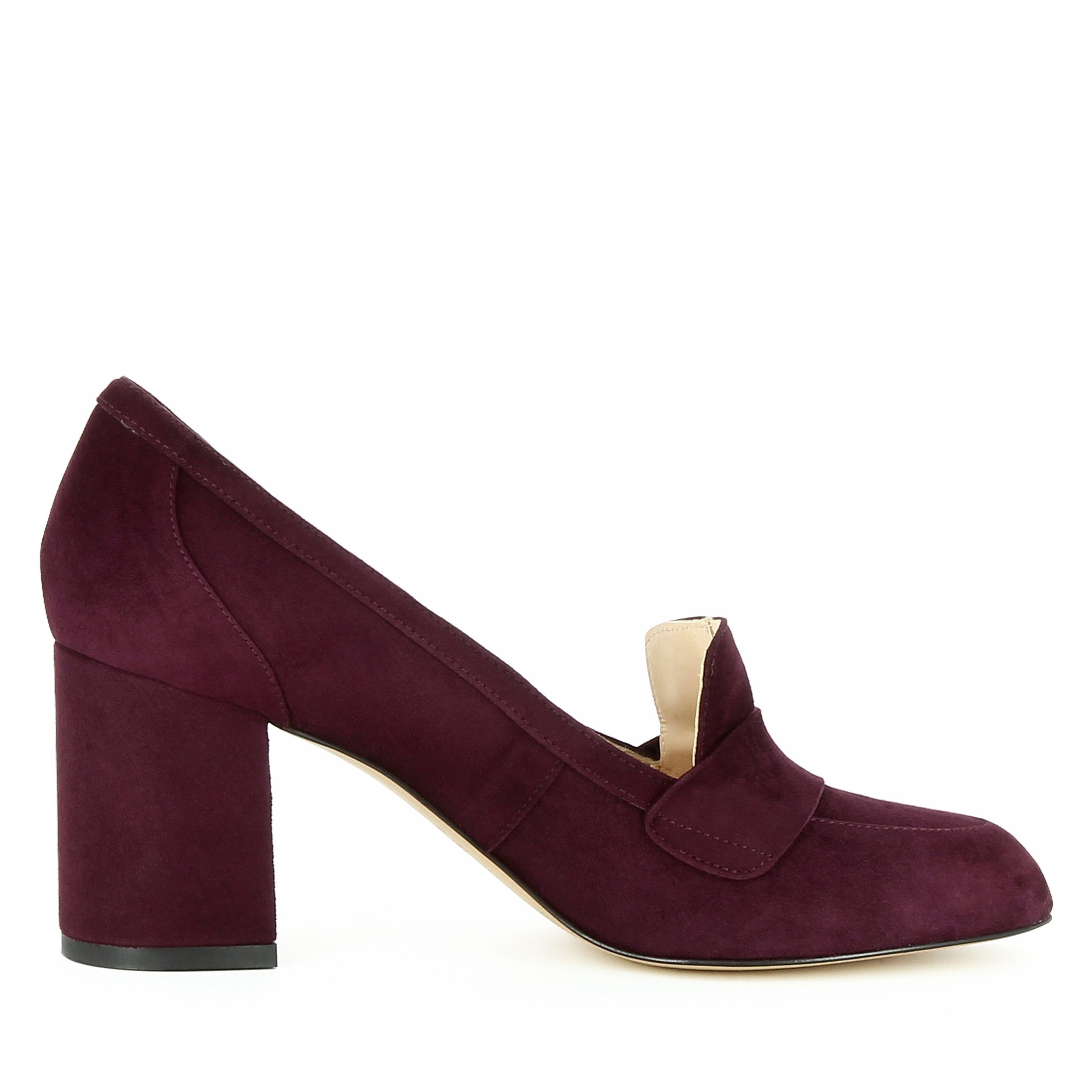 NELLY bordeaux Evita Pumps in Italy Handmade