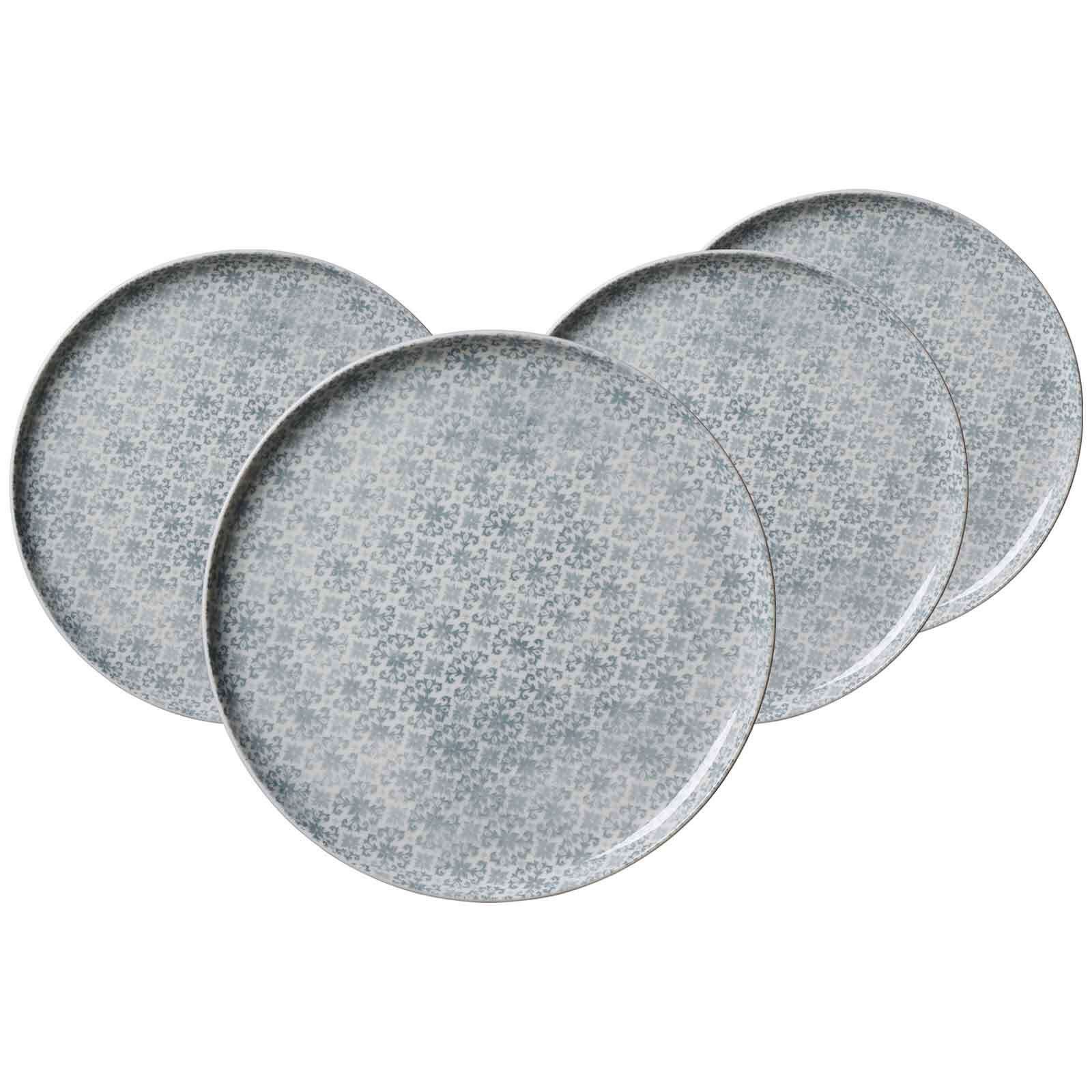 Ritzenhoff & Breker Speiseteller Porto Speiseteller ø 26,5 cm 4er Set, (4 St)