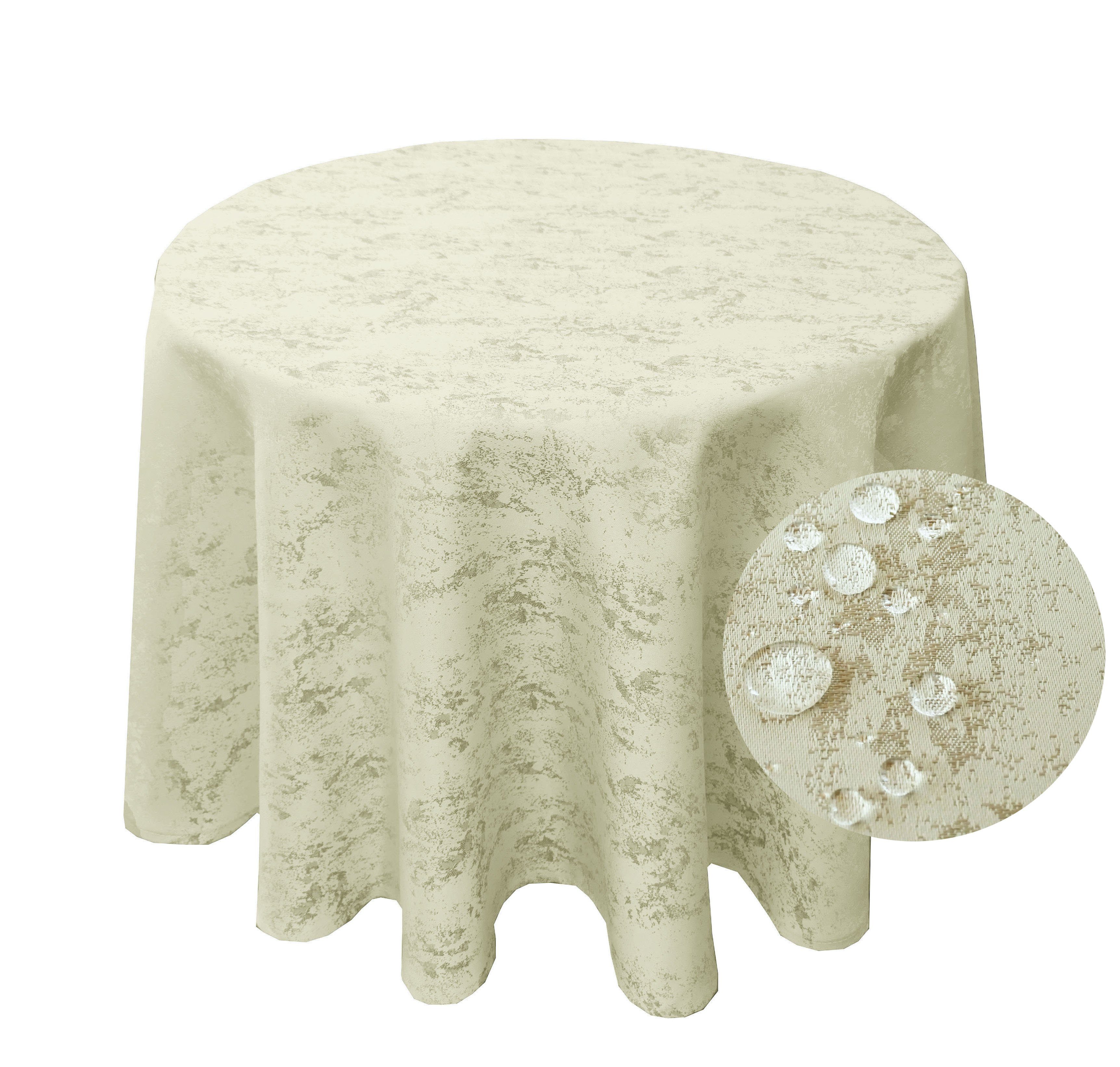 Brilliant Tischdecke Meliert RUND Tischdecke marmoriert günstig online kaufen